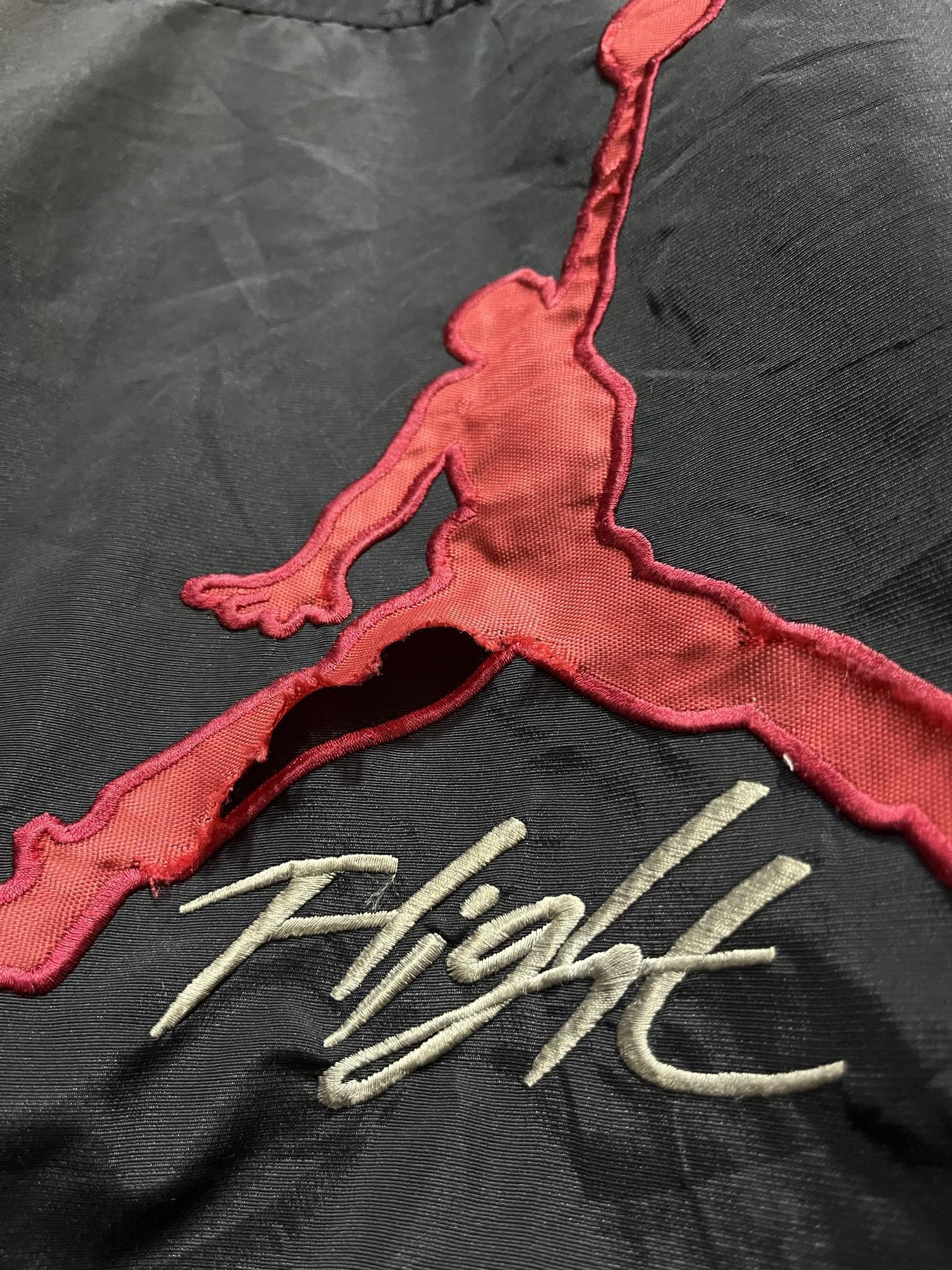 Nike × Vintage Nike Air Jordan Flight Jumpman Jacket 90s Size US XL / EU 56 / 4 - 8 Thumbnail