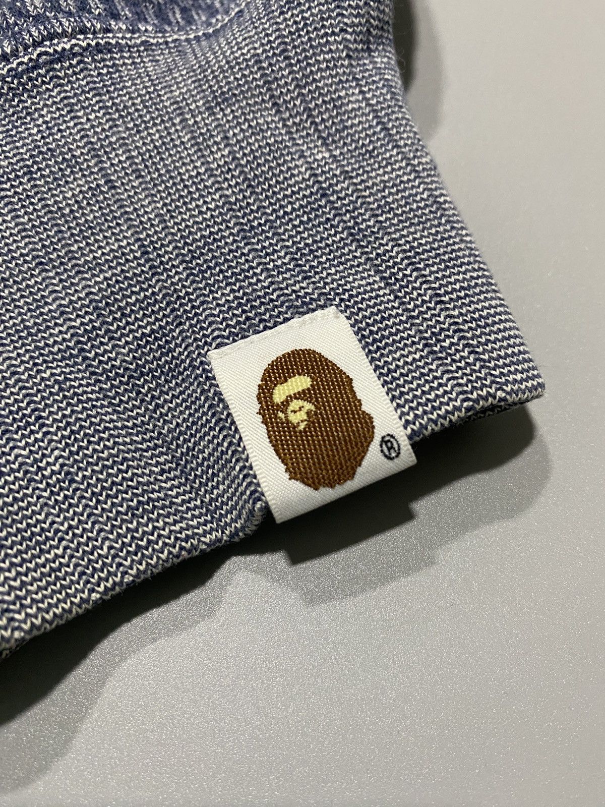 Bape Bape Shark Indigo Full Zip Hoodie Size US XL / EU 56 / 4 - 9 Thumbnail