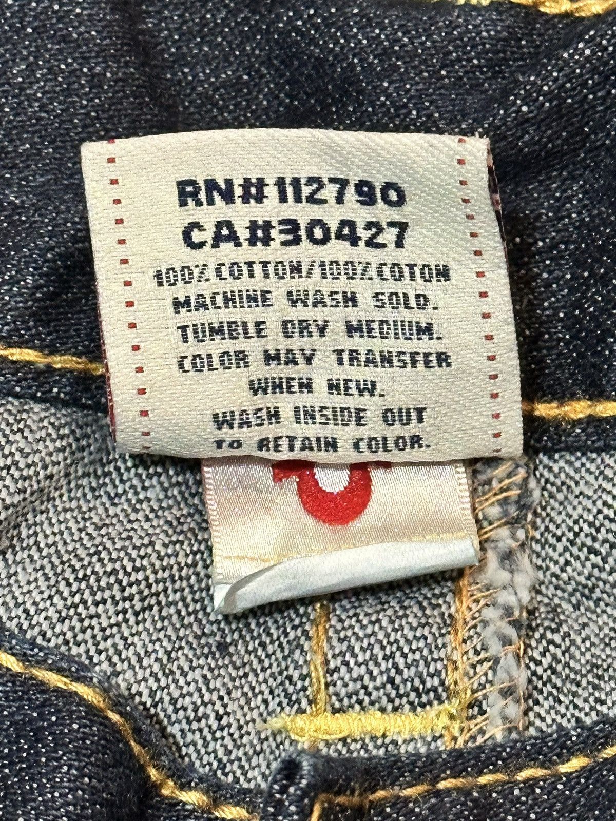 True Religion True Religion Horse Shoe Logo Flare Jeans Size US 34 / EU 50 - 10 Thumbnail