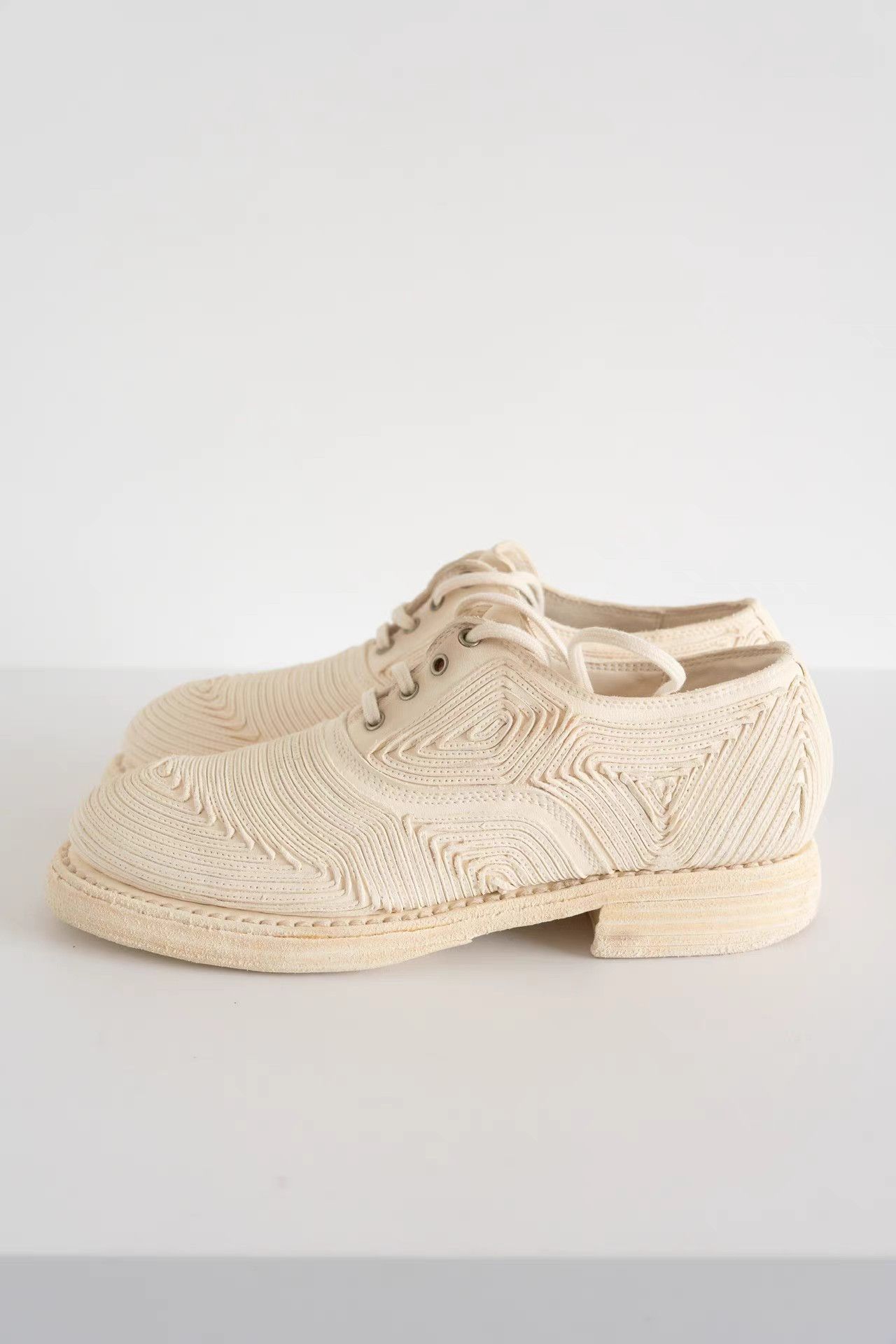 Guidi Guidi 110ZRC/792 Embossed Derby Shoes K4 Size US 6 / IT 36 - 2 Thumbnail