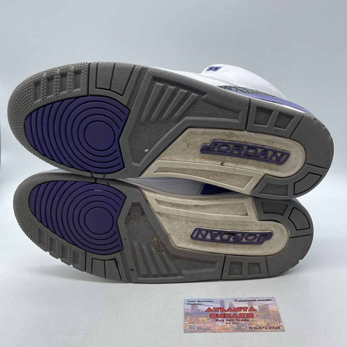 Jordan Brand Air Jordan 3 dark iris Size US 12 / EU 45 - 7 Thumbnail