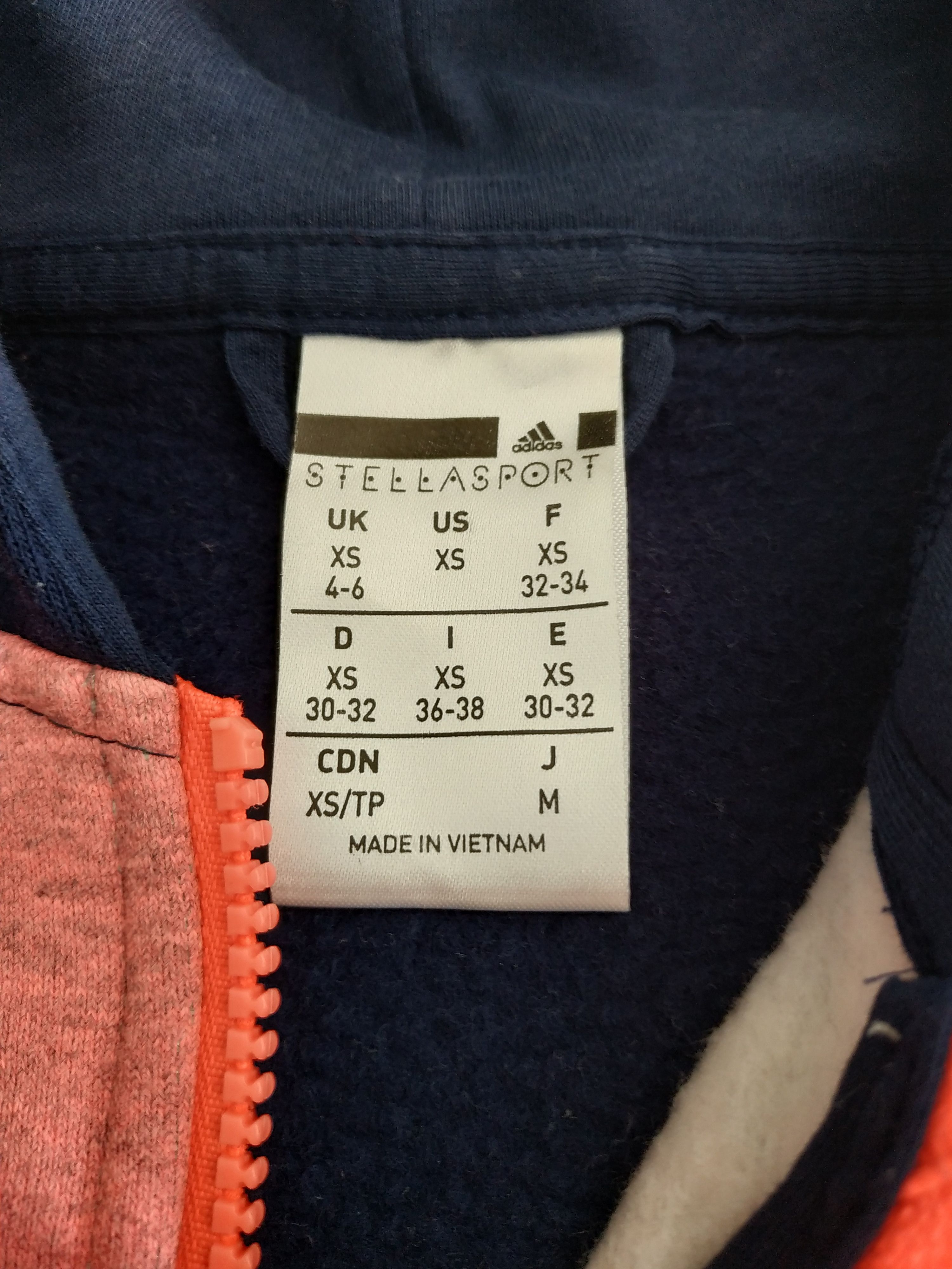 Stella McCartney Adidas x Stella McCartney Stellasport Women's Hoodie,s. XS/S Size XS / US 0-2 / IT 36-38 - 9 Thumbnail