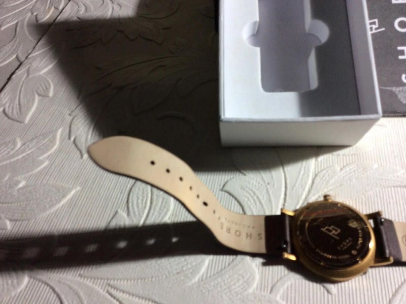 Designer Shore Projects Watch rose gold dial Brown Strap - Unisex Size ONE SIZE - 9 Thumbnail