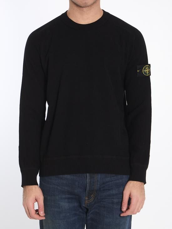 Stone Island STONE ISLAND Men Sweater K1S155100036 BLACK Size US XL / EU 56 / 4 - 1 Thumbnail