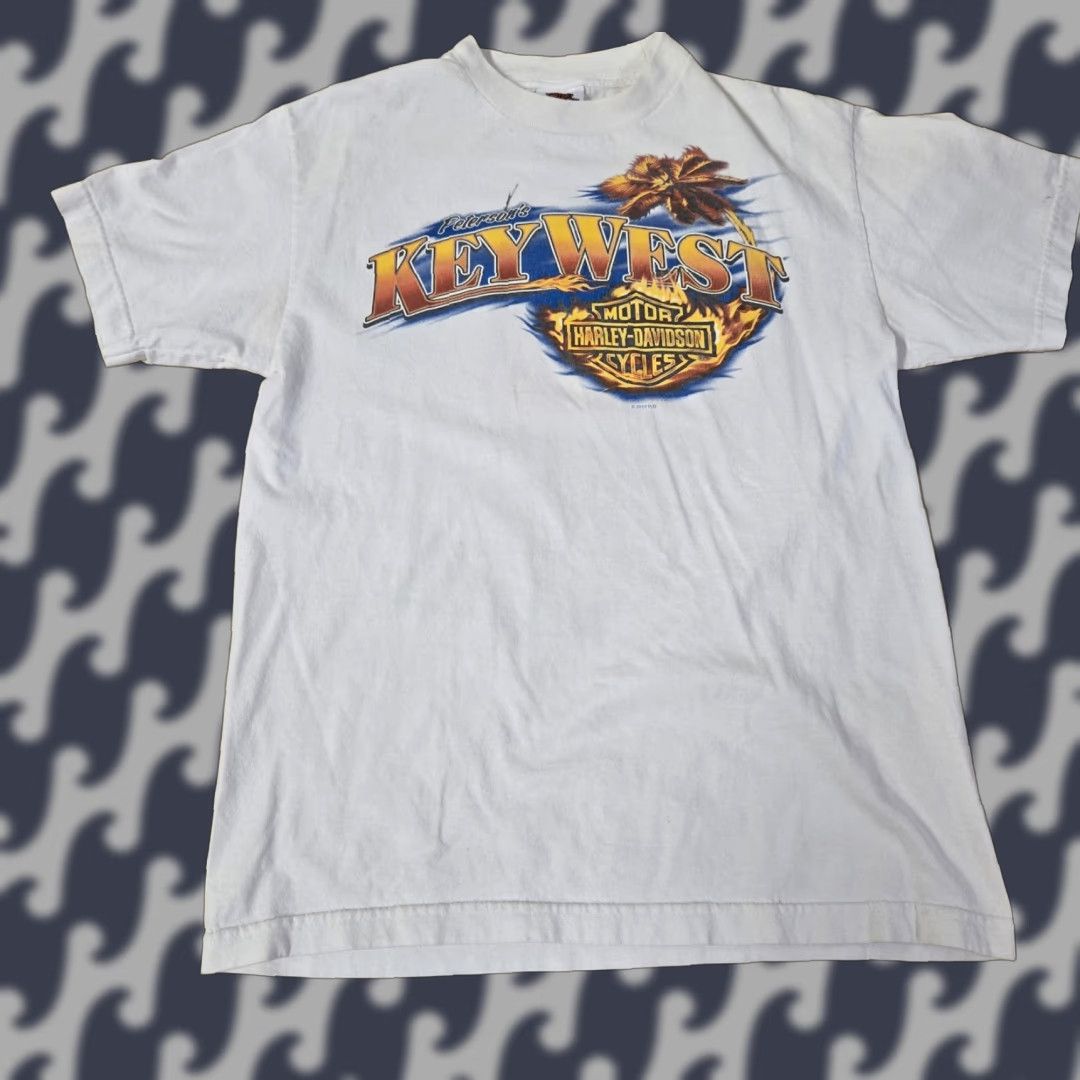 Harley Davidson Harley-Davidson Shirt Mens Large Key West Florida Motorcycle Graphic 2014 Tee Size US M / EU 48-50 / 2 - 1 Thumbnail