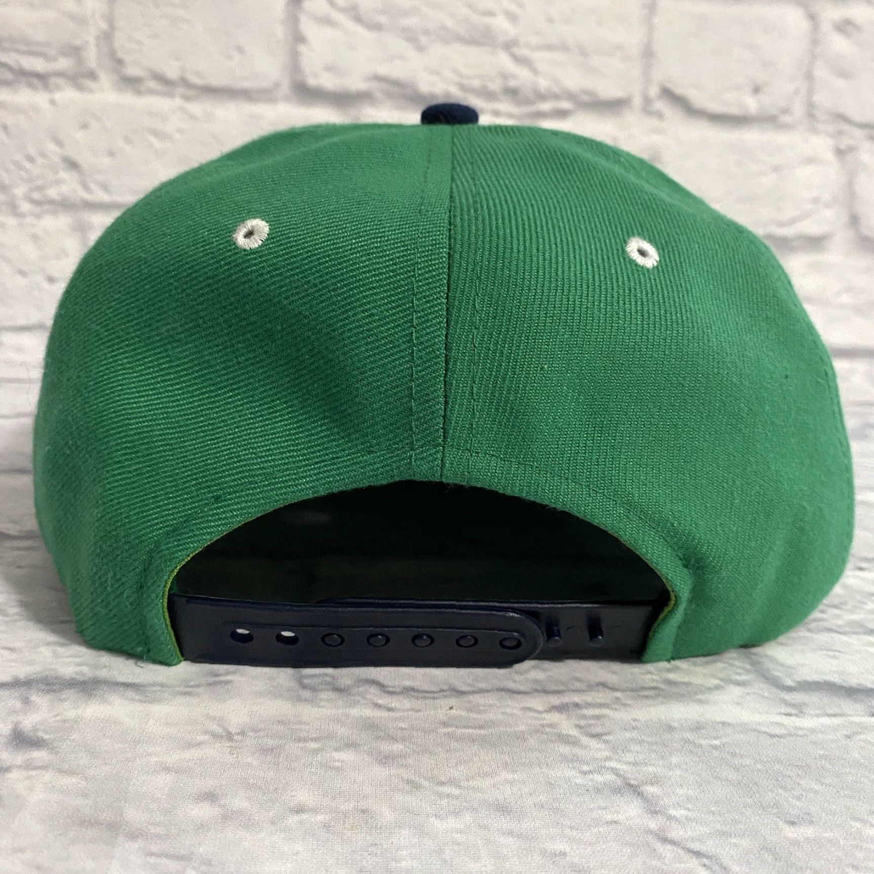 New Era Maine Mariners Hat Autographed Signed Blue Green Echl Bimmridder Baseball Cap 7 3/4 New Era Men Blue Mariners 90s Size ONE SIZE - 5 Thumbnail