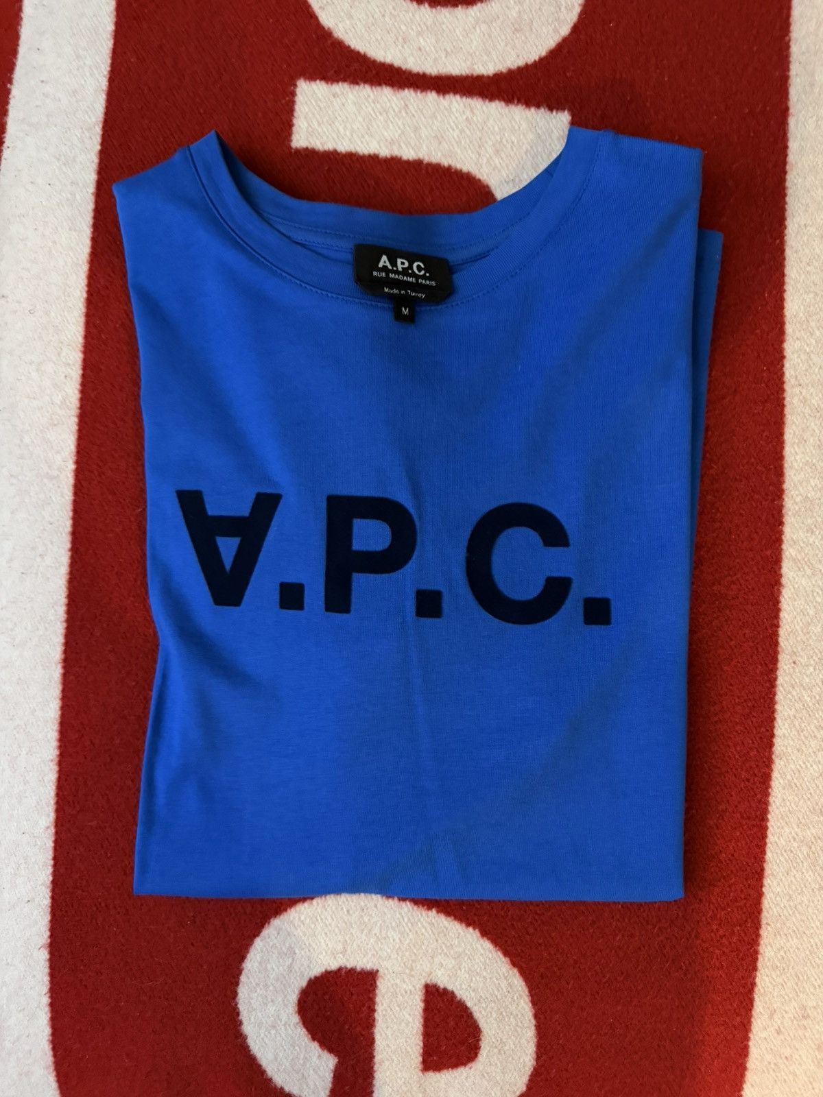 A.P.C. A. P. C Mens T Shirt / Size Medium Royal Blue Size US M / EU 48-50 / 2 - 5 Thumbnail
