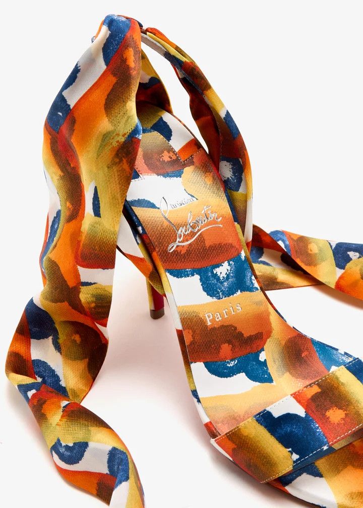 Christian Louboutin o1s1wg110226 Heels in Multicolor Size US 6 / IT 36 - 3 Thumbnail