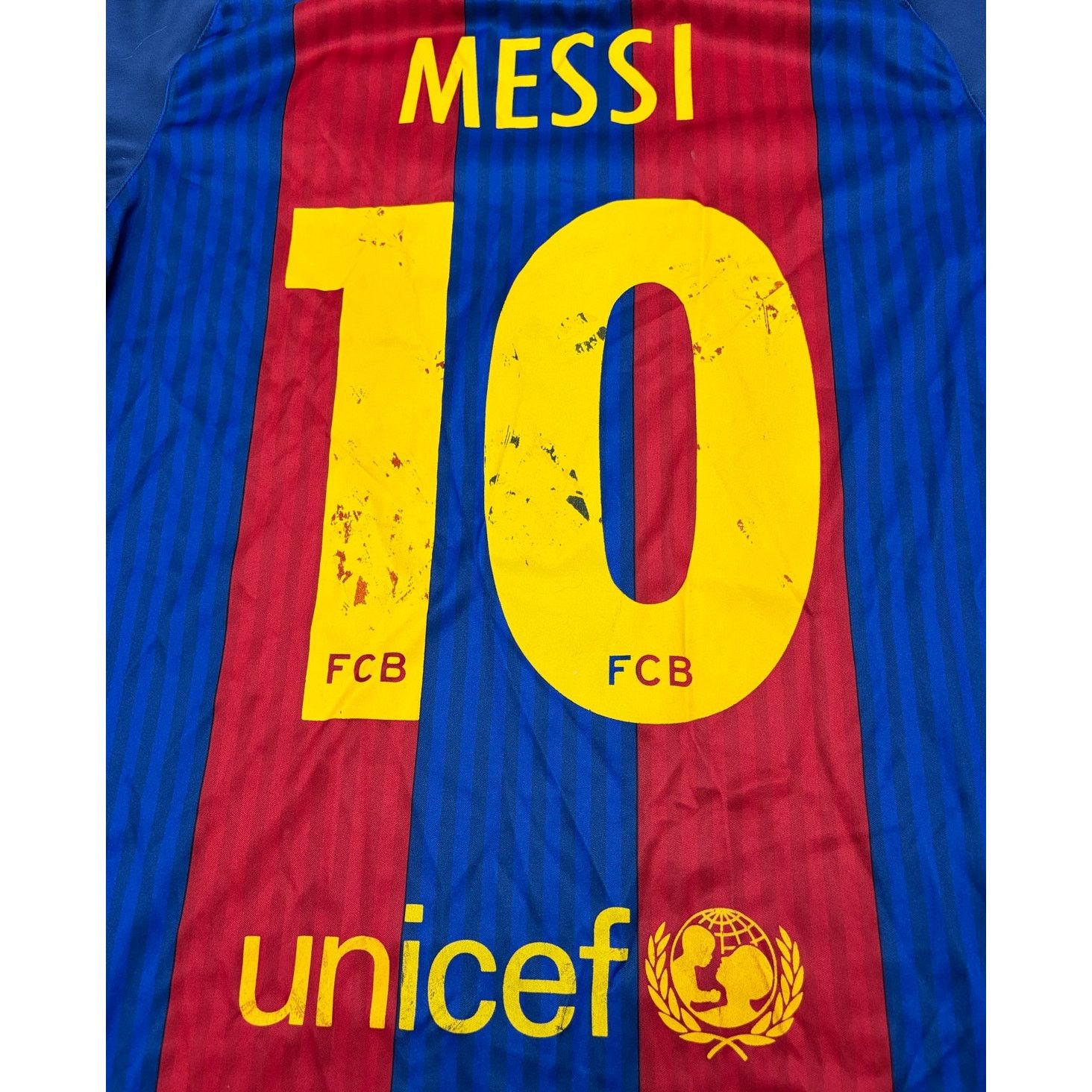 Other MESSI Barcelona Unicef Football Soccer Jersey | Men's Small Size US S / EU 44-46 / 1 - 4 Thumbnail