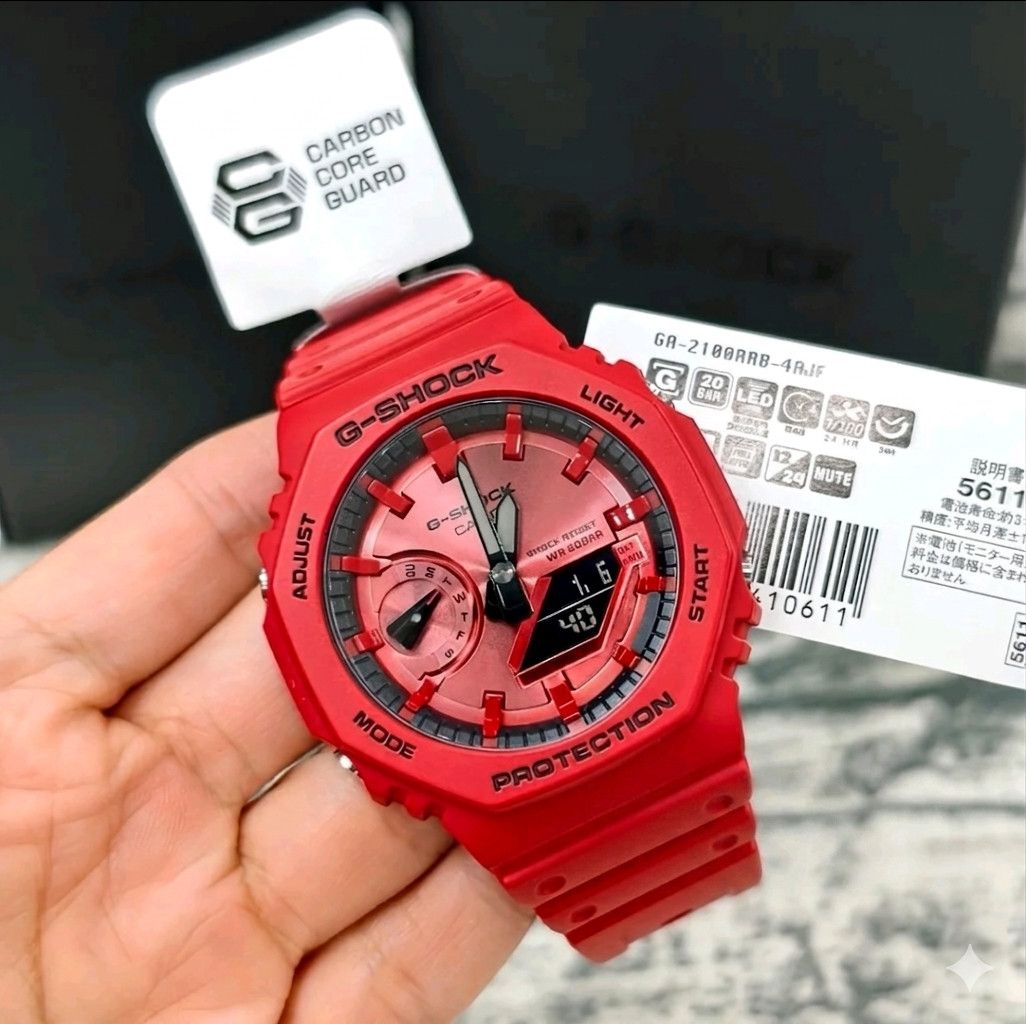 Casio Casio G Shock GA-2100RRB-4AJF Size ONE SIZE - 2 Thumbnail