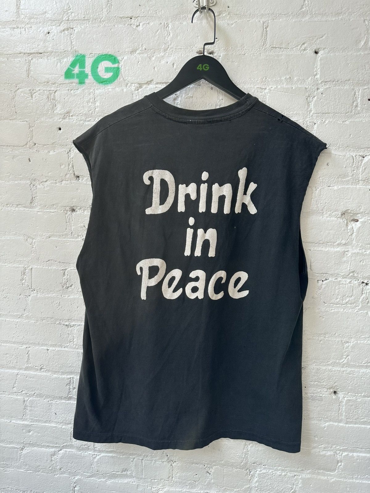 Vintage VINTAGE BLACK DEATH FADED TANK Size US L / EU 52-54 / 3 - 3 Thumbnail