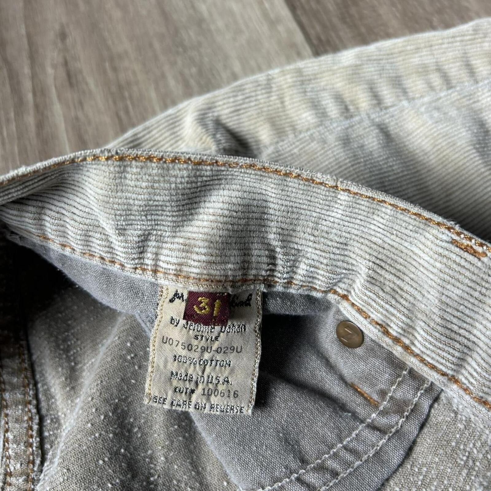 Other y2k Tan Khaki Women’s Low rise Flare Bootcut Jeans corduroy Size 30" / US 8 / IT 44 - 5 Thumbnail
