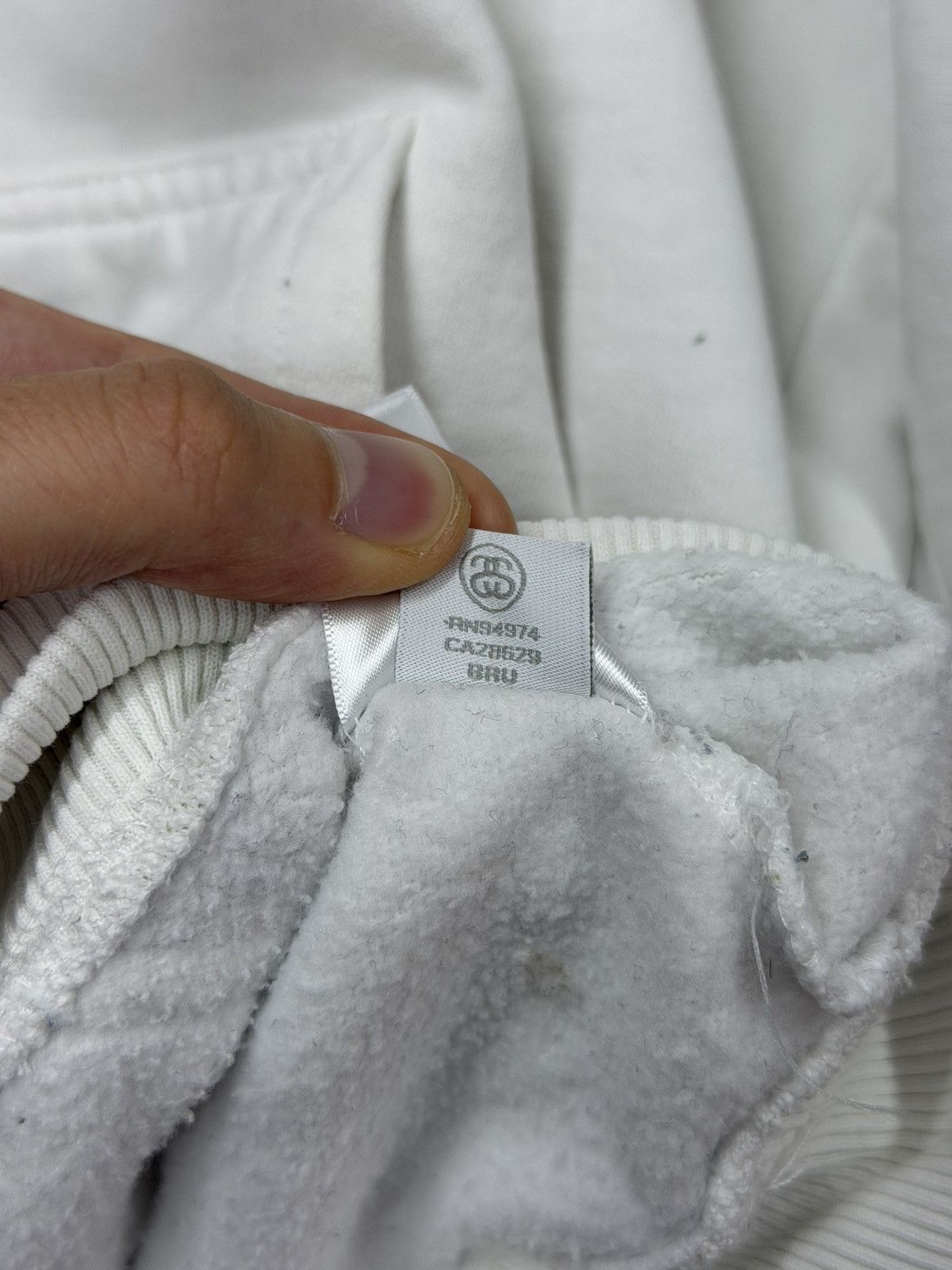 Stussy Vintage Stussy Big Logo Hoodie Boxy White Y2K Archive Size US M / EU 48-50 / 2 - 15 Thumbnail