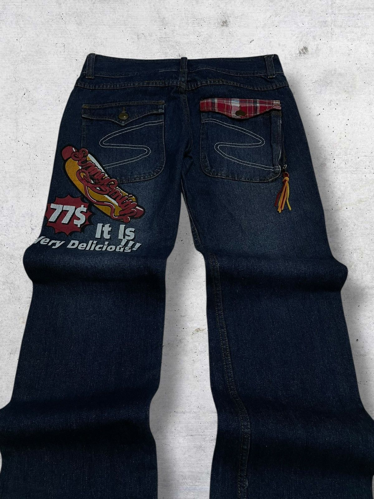 Hysteric Glamour VINTAGE SUNNY SMITH CRAFTED 90S JAPAN DESIGNER ARCHIVE DENIM Size US 32 / EU 48 - 13 Thumbnail