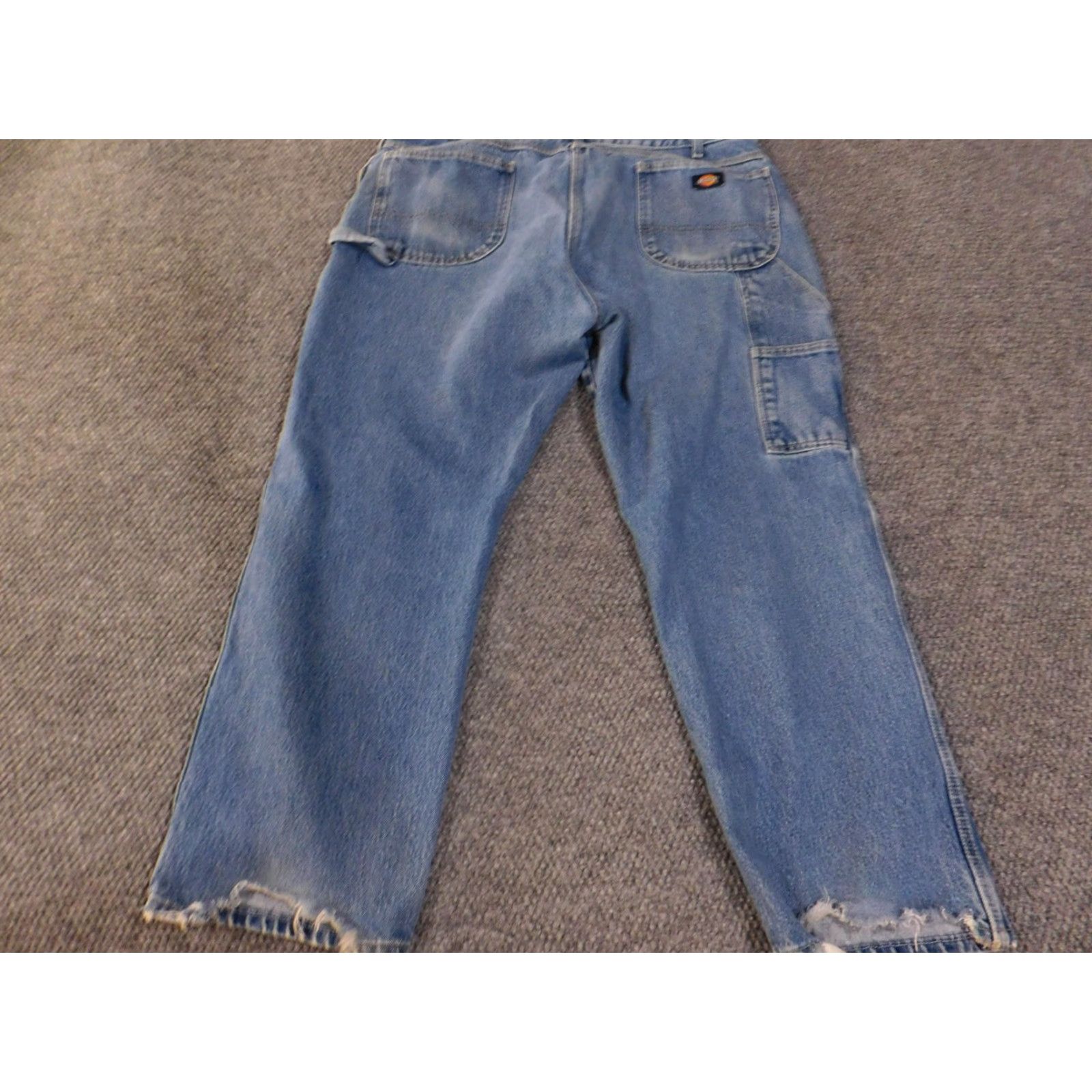 Dickies Dickies Jeans Mens 40x30 Relaxed Fit Denim Carpenter Workwear Distressed Pants Blue 1993SNB Mens Regular 40x30 Cotton Zip Pockets Vintage N/A Size US 40 / EU 56 - 2 Thumbnail