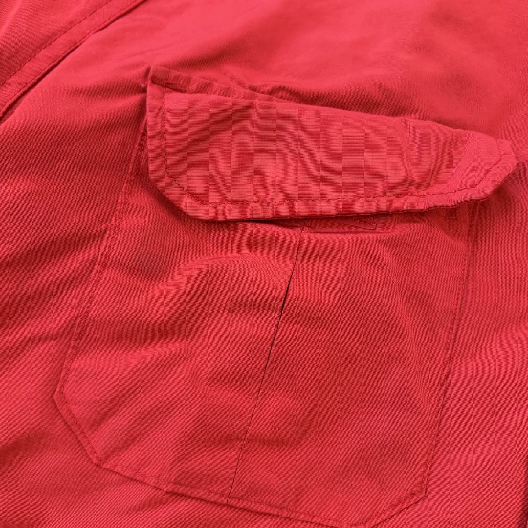 Vintage VINTAGE Woolrich Jacket Womens L Red Hooded Full Zip Pockets Wool Lined Woolrich Rain Coat Outdoor USA Red Woolrich Jacket Womens L Size L / US 10 / IT 46 - 3 Thumbnail
