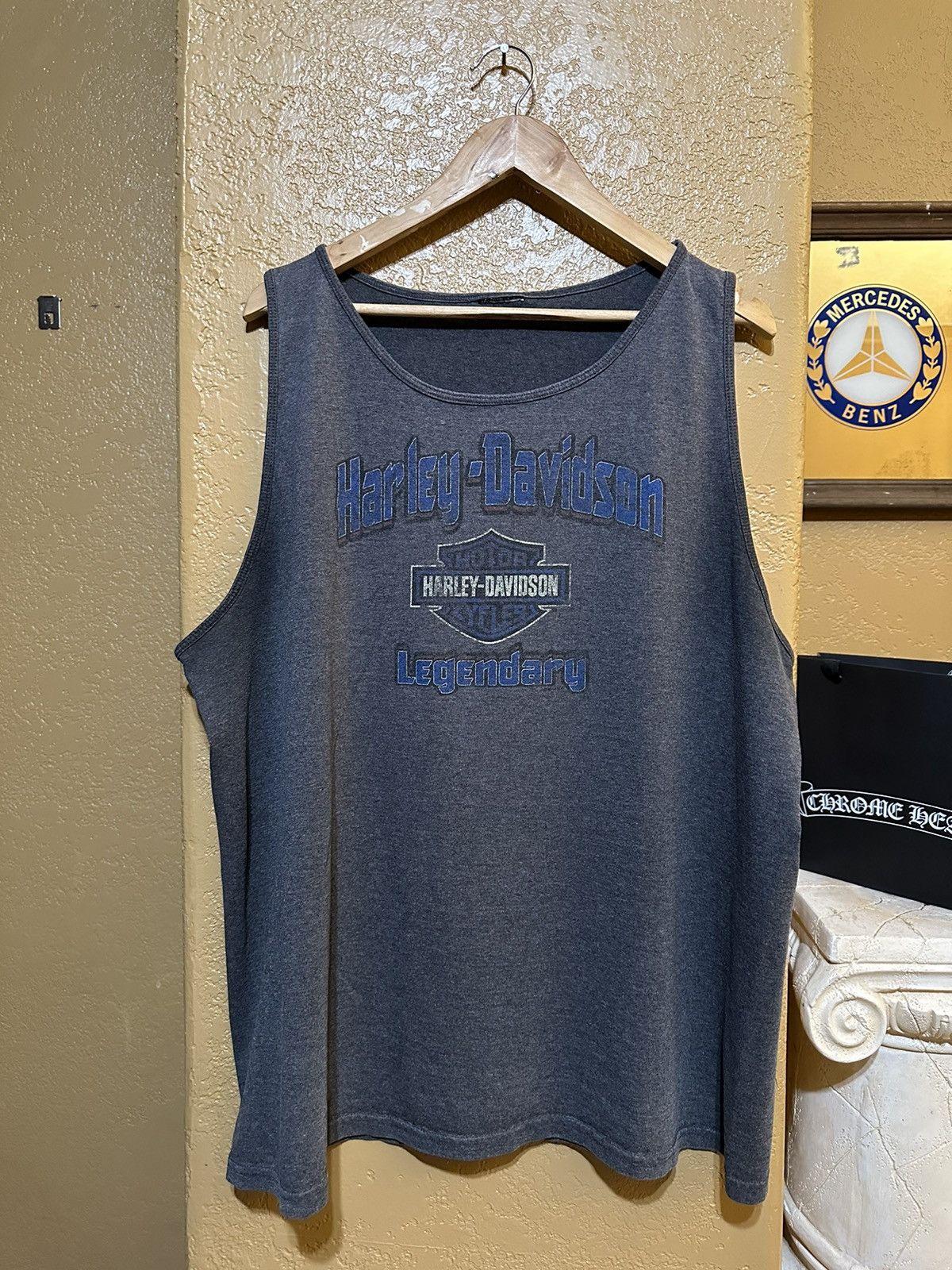 Harley Davidson × Vintage 🦅 Vintage Harley Davidson Eagle Tank Top Shirt XL Y2K Size US XL / EU 56 / 4 - 1 Thumbnail