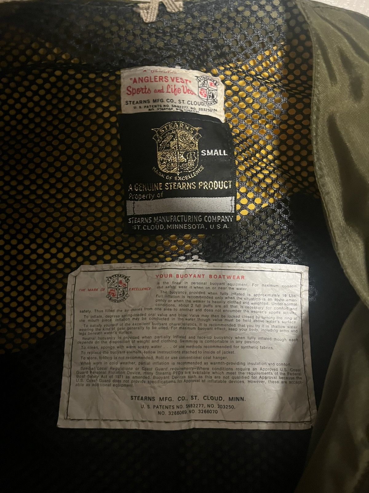 Other STEARNS VINTAGE 1990's ANGLERS VEST WITH CRAZY PATCHES Size US M / EU 48-50 / 2 - 3 Thumbnail