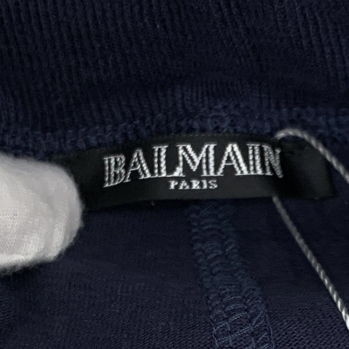 Balmain Balmain Zip-Detail Cotton Casual Joggers (Size S) Size 36" / US 14 / IT 50 - 2 Thumbnail