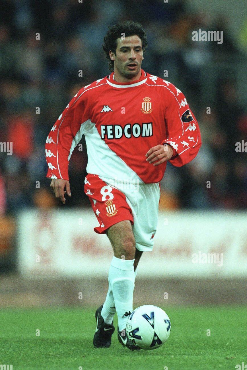 Kappa 99/00 AS Monaco Giuly Home Shirt Size US XL / EU 56 / 4 - 20 Thumbnail