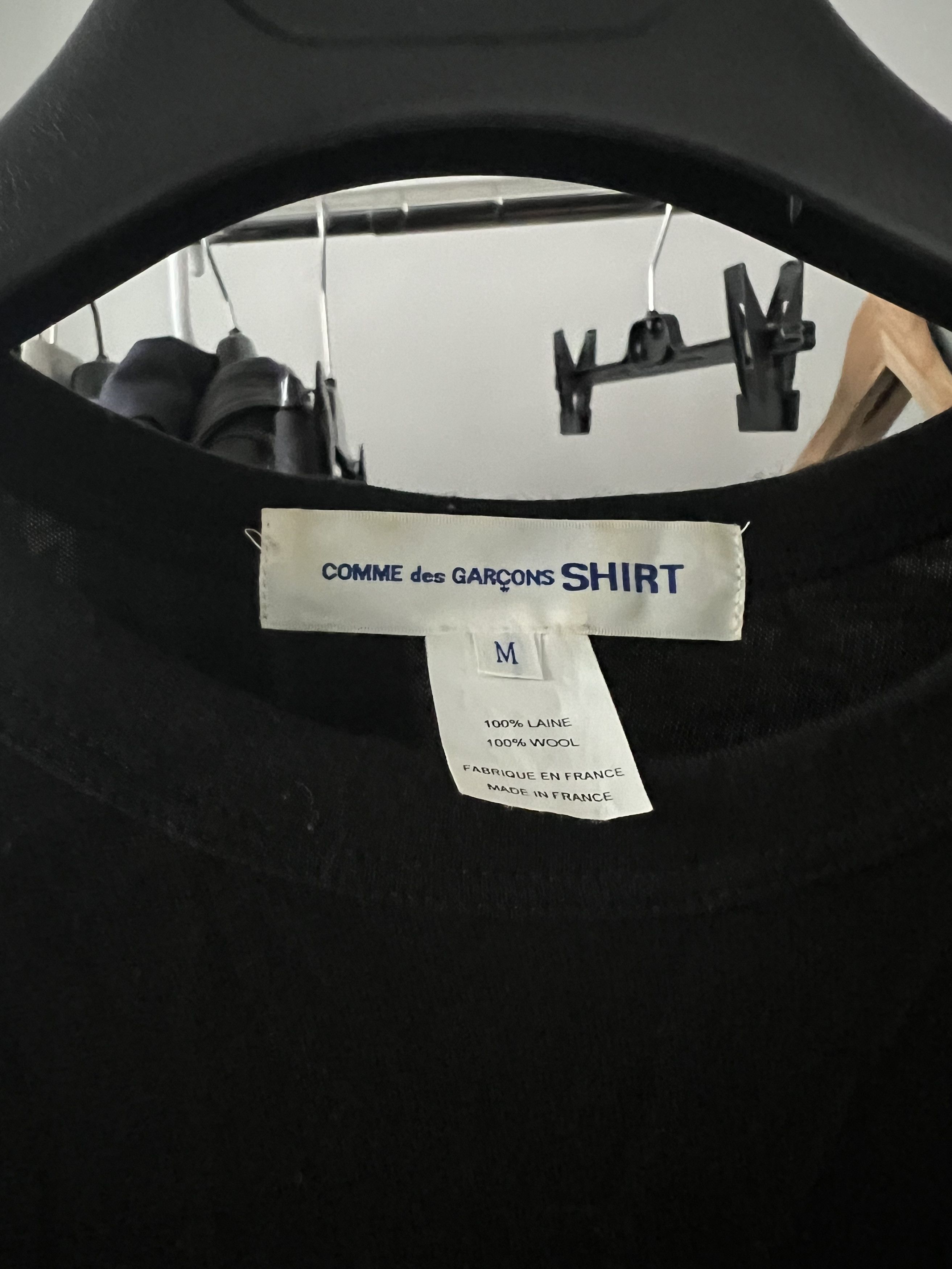 Comme des Garcons SHIRT Asymmetrical Wool Sweater with Zip-up Sleeve Size US M / EU 48-50 / 2 - 3 Thumbnail