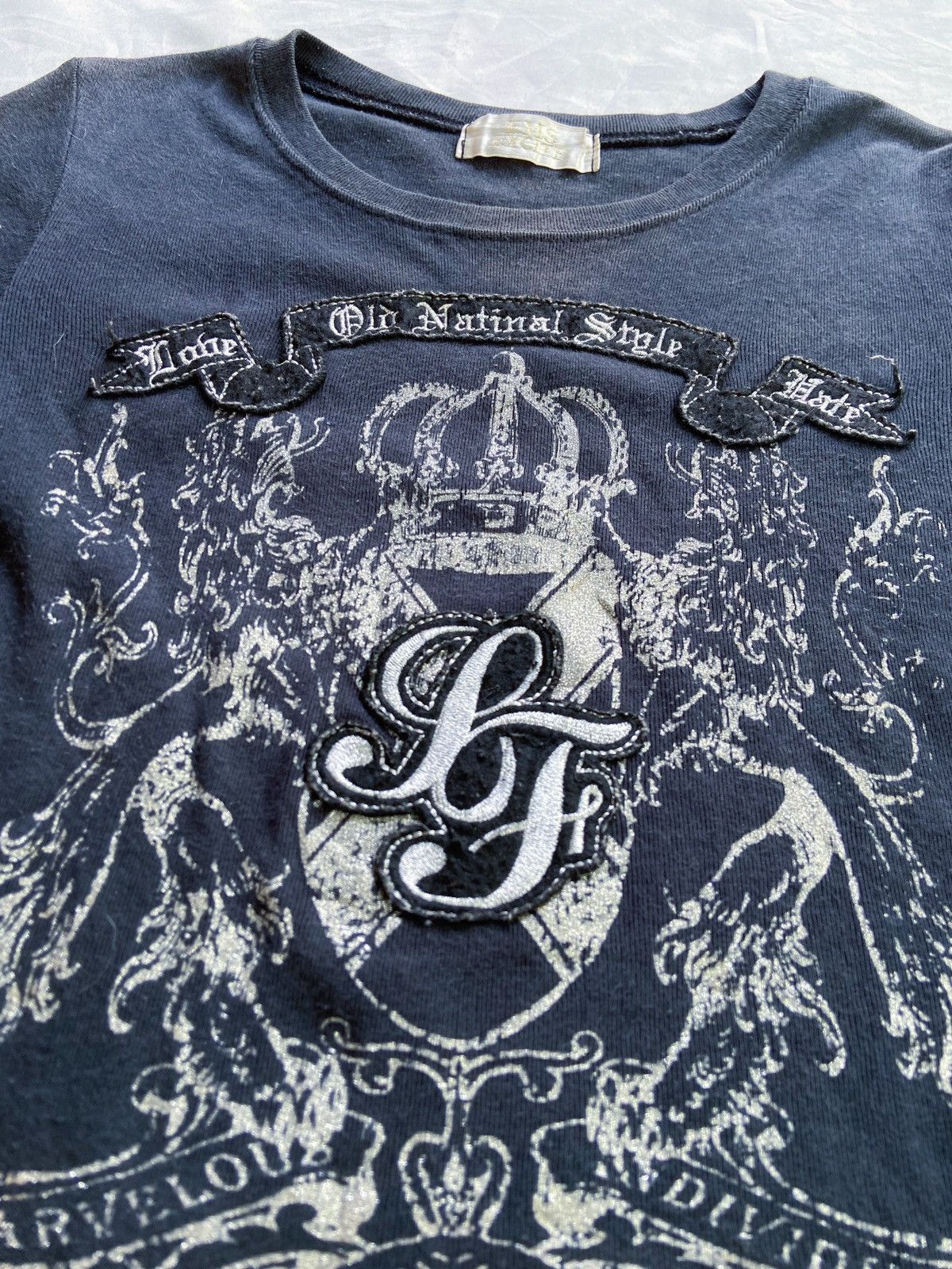 If Six Was Nine 🌸Y2K EMS EXCITE OLD NATIONAL STYLE TEE Size US XS / EU 42 / 0 - 3 Thumbnail