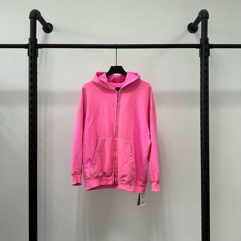 Balenciaga SS23 Mud Show Mud Dye Old Embroidered Logo Pink
