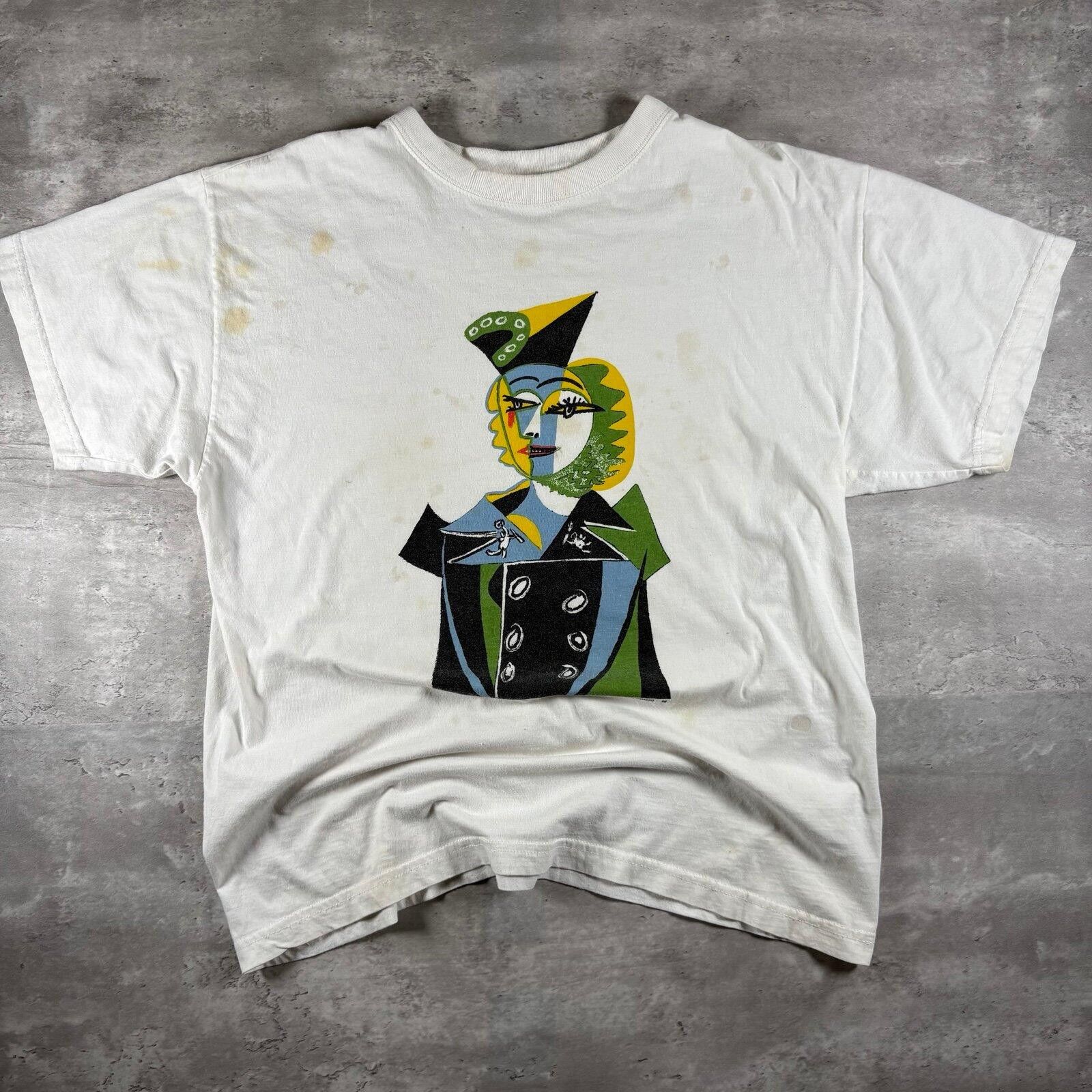 Other Vintage 90s Picasso art tee Size US M / EU 48-50 / 2 - 2 Thumbnail
