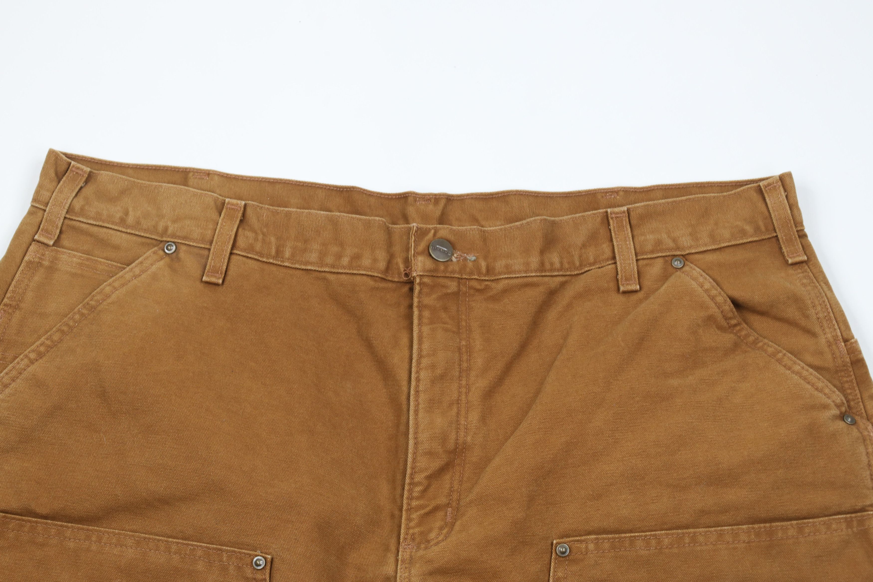 Carhartt Vintage Carhartt Lined Double Knee Wide Leg Pants Brown Size US 42 / EU 58 - 2 Thumbnail