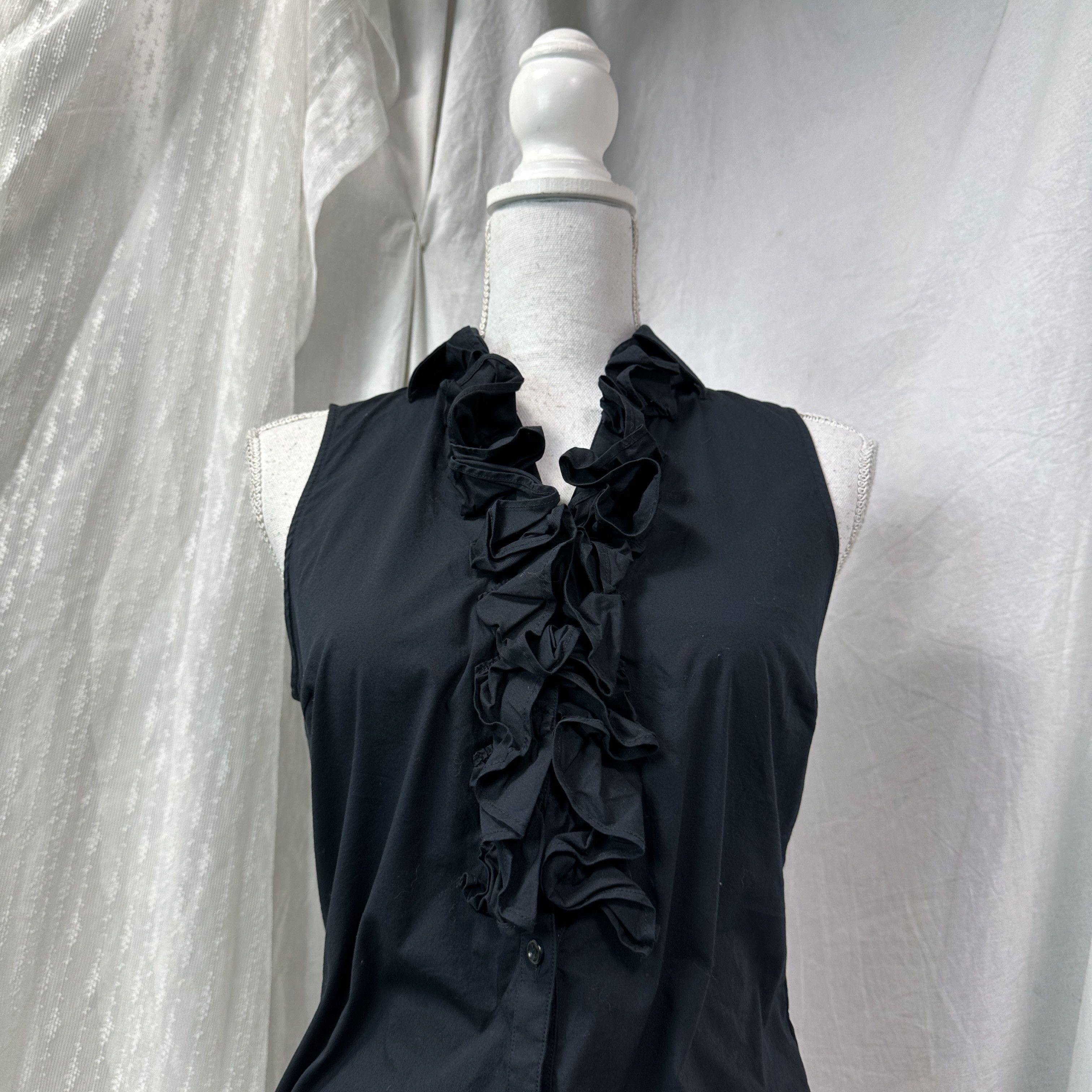Ralph Lauren Vintage Avant Garde Old Money Ruffled Ralph Lauren Shirt Y2K Size XS / US 0-2 / IT 36-38 - 6 Thumbnail