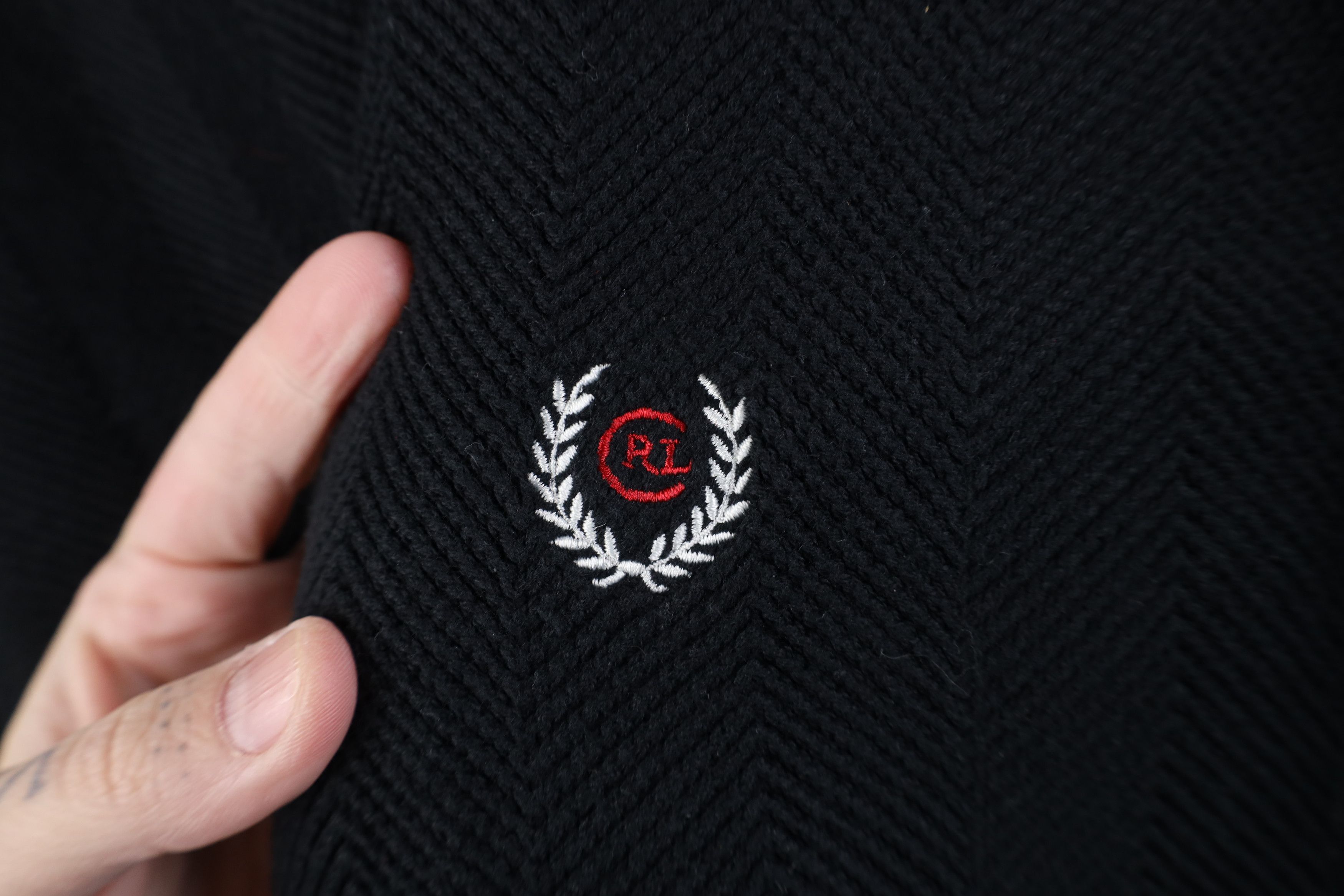 Vintage Deadstock Vintage 90s Chaps Ralph Lauren Knit Sweater Black Size US M / EU 48-50 / 2 - 4 Thumbnail