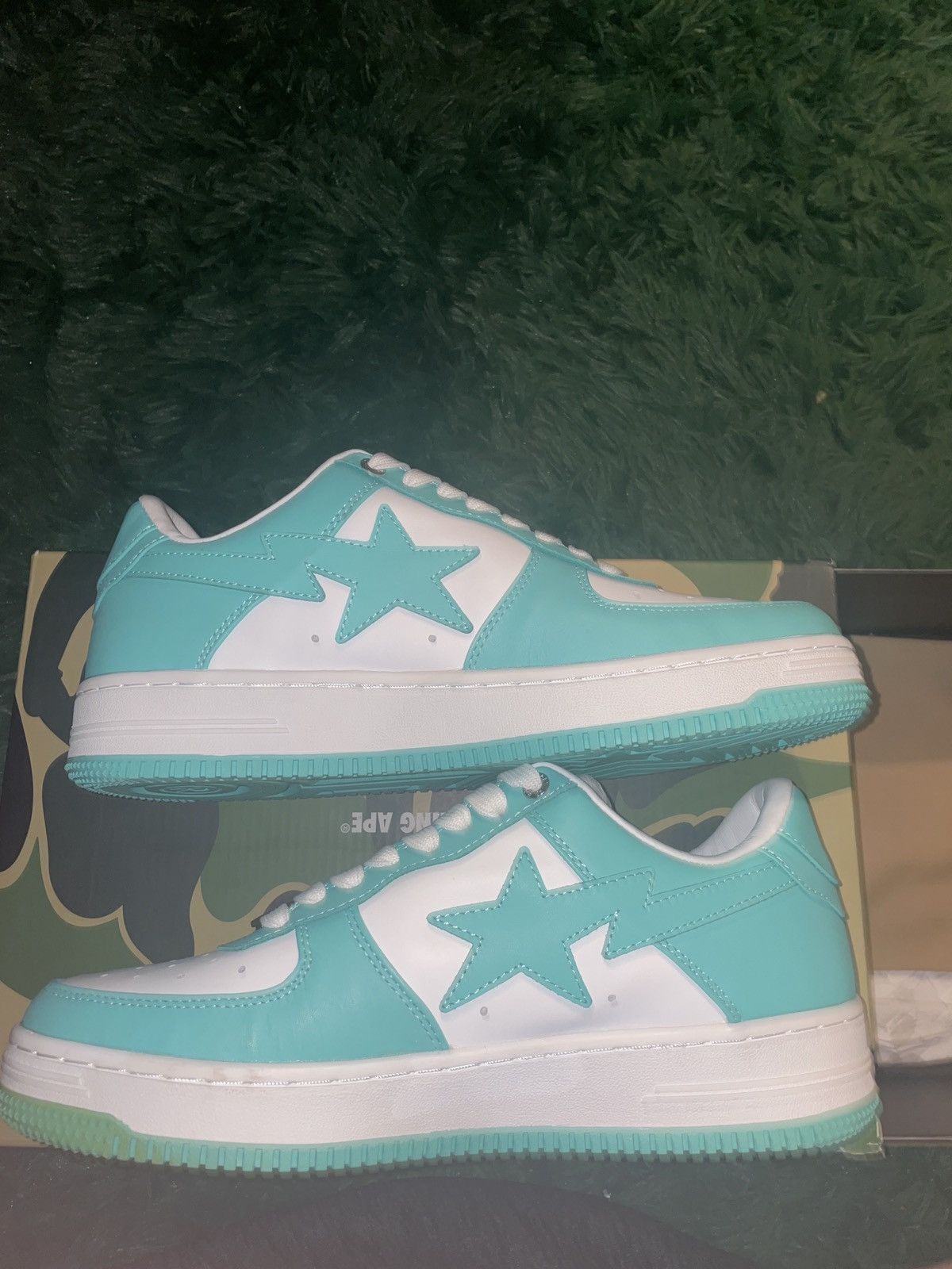 Bape Bapesta #4 M1(teal) Size US 9 / EU 42 - 3 Thumbnail