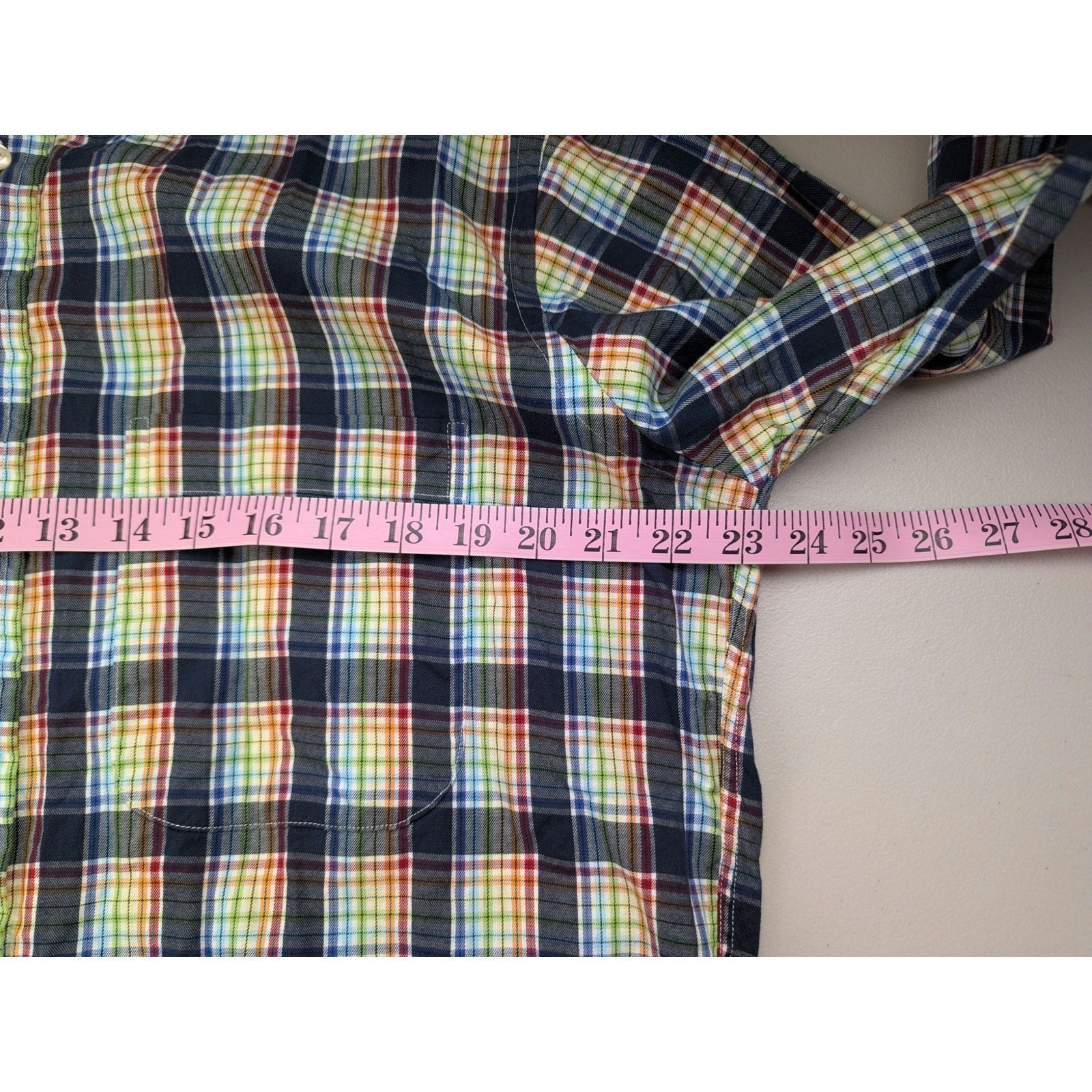 Gitman Bros. Rainbow Plaid Button Down Shirt Colorful Office Classic Size US L / EU 52-54 / 3 - 7 Thumbnail