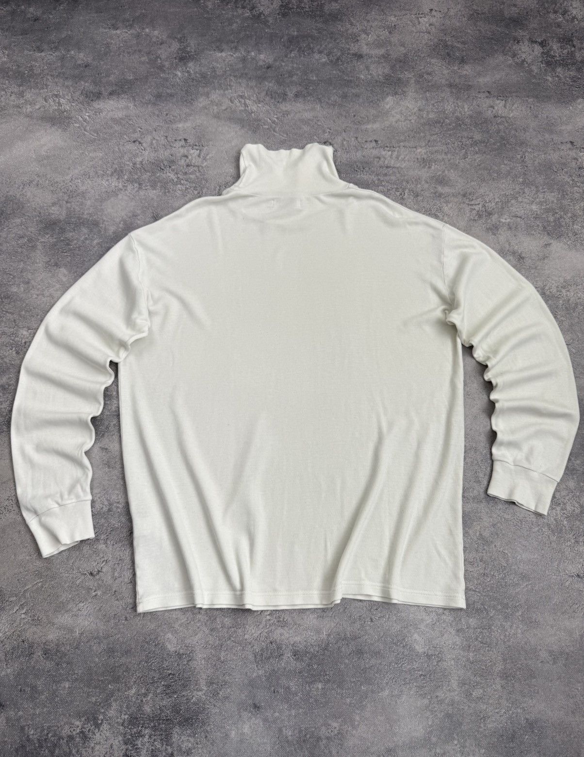 Sunspel Sunspel White Turtleneck Long Sleeve T-Shirt Tee Vintage Y2K Size US L / EU 52-54 / 3 - 14 Thumbnail