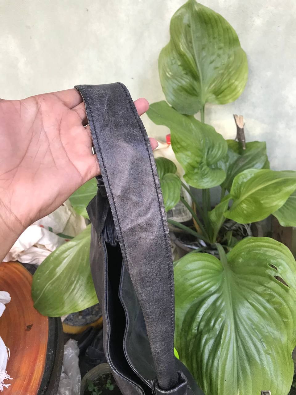 Gucci × Leather × Vintage Authentic Vintage Gucci Black Lampo Zipper Size ONE SIZE - 9 Thumbnail