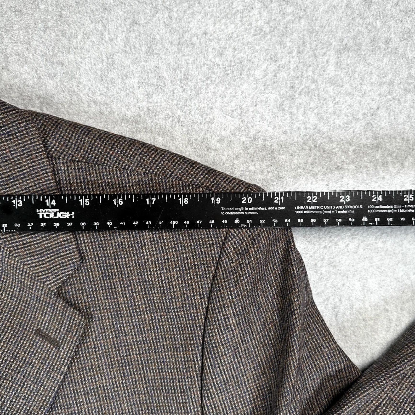 Ralph Lauren Lauren Ralph Lauren Sport Coat Mens 44R Brown Check Wool Two Button Blazer/Coat (Macy's) Size 44R - 4 Thumbnail