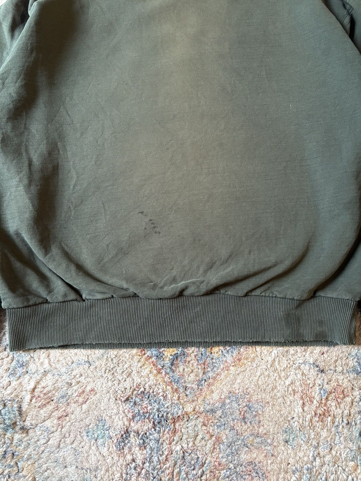 Windriver Windriver DISTRESSED Green Blank Pullover Crewneck Size XL Size US XL / EU 56 / 4 - 4 Thumbnail
