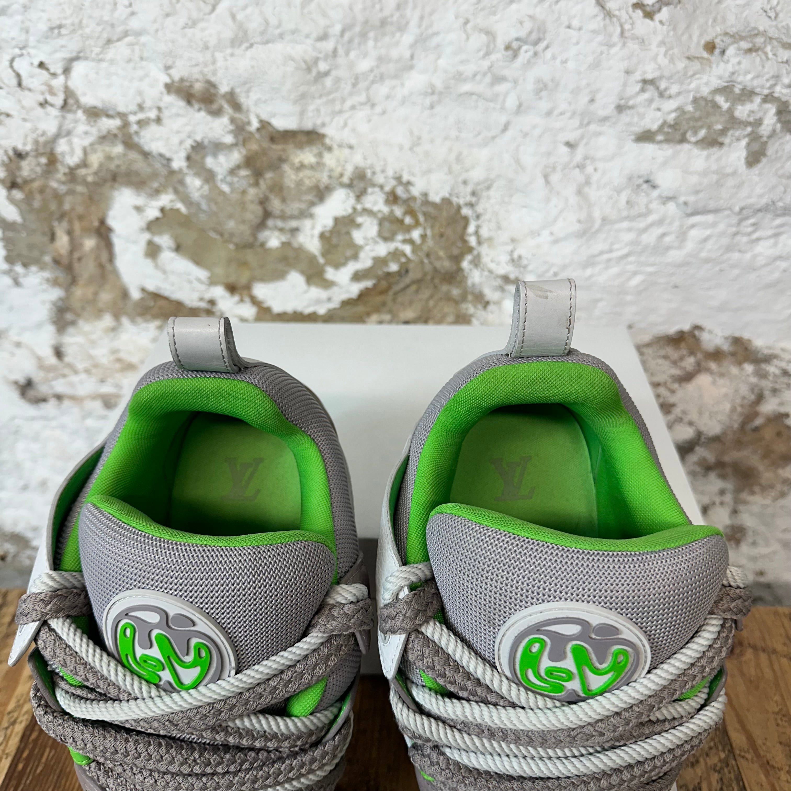Louis Vuitton Louis Vuitton Colm Dillane Green Gray Skate Sz 10.5 (9LV) Size US 10.5 / EU 43-44 - 4 Thumbnail