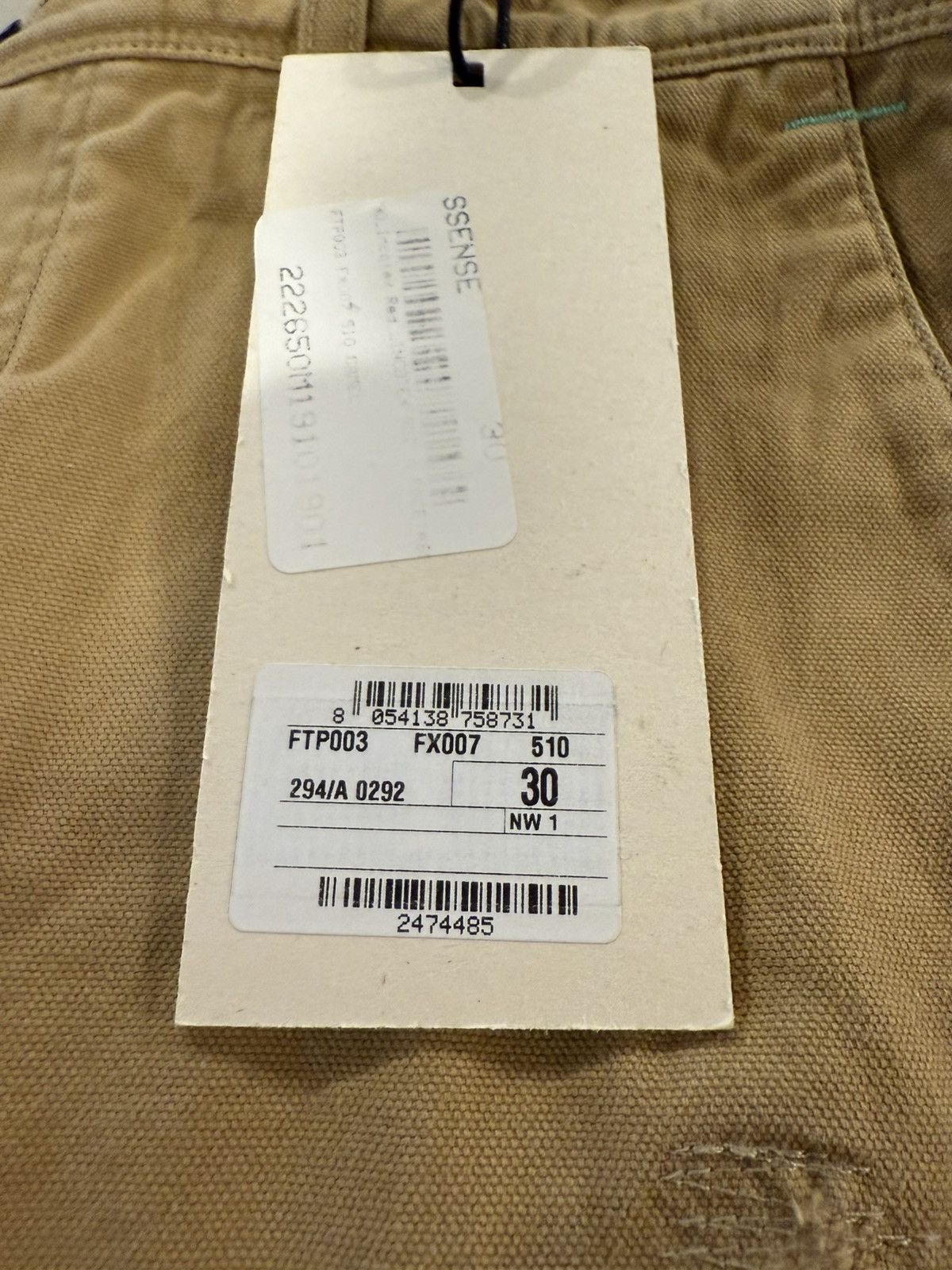 Facetasm × Incotex Beige Distressed Effect Pants Size US 30 / EU 46 - 12 Thumbnail