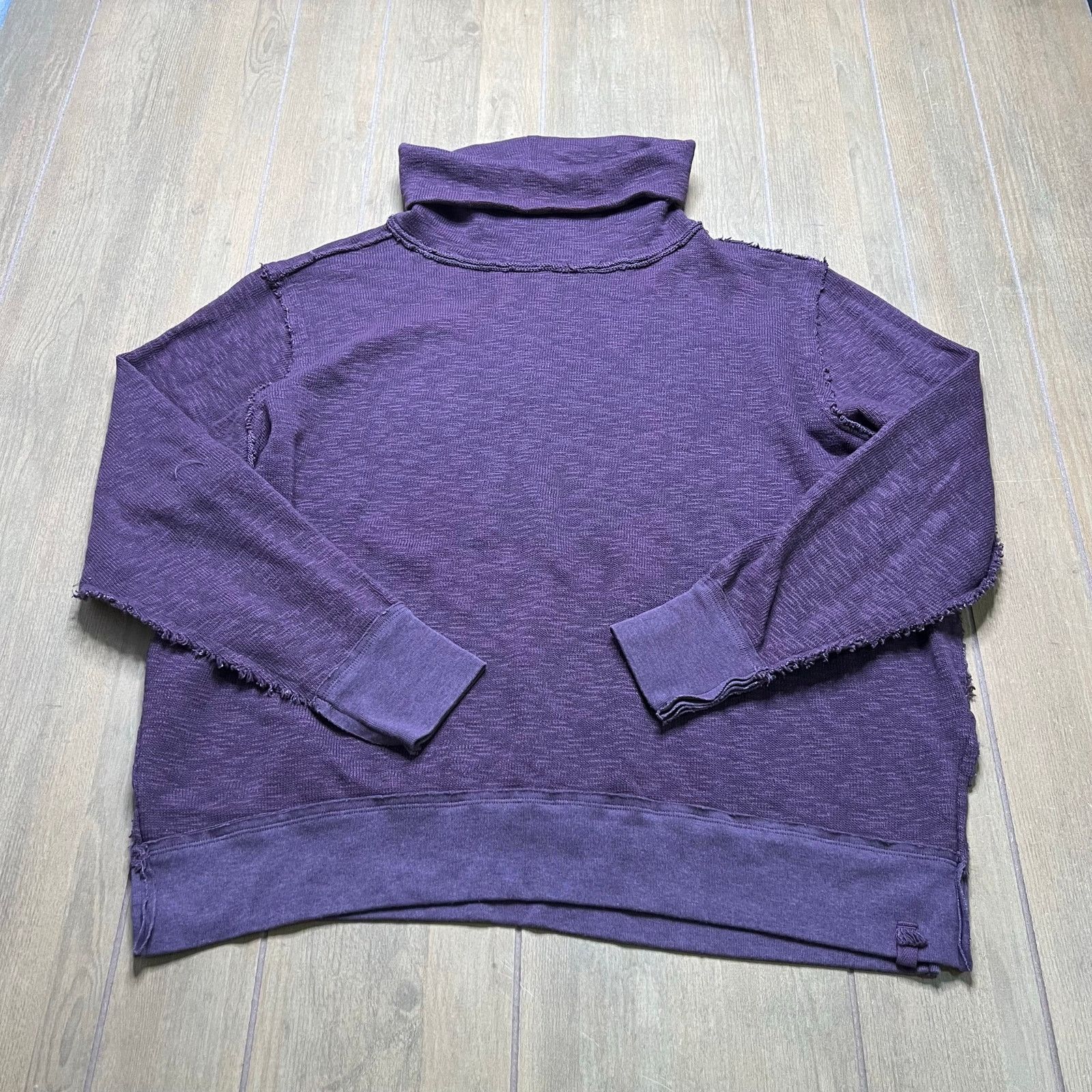 Vintage Free People We The Free Cowl Neck Purple Mauve Oversized M Size M / US 6-8 / IT 42-44 - 13 Thumbnail
