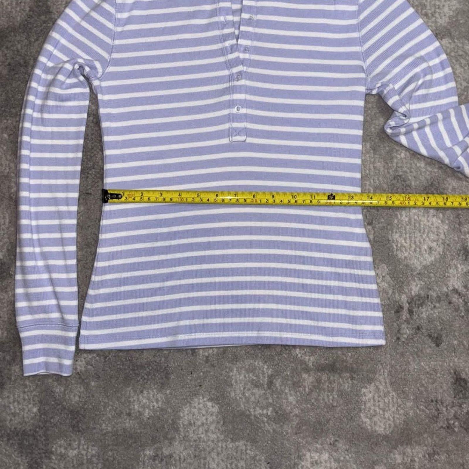 Other Y2K On 34th Striped Henley Shirt / Sweater Size S / US 4 / IT 40 - 4 Thumbnail