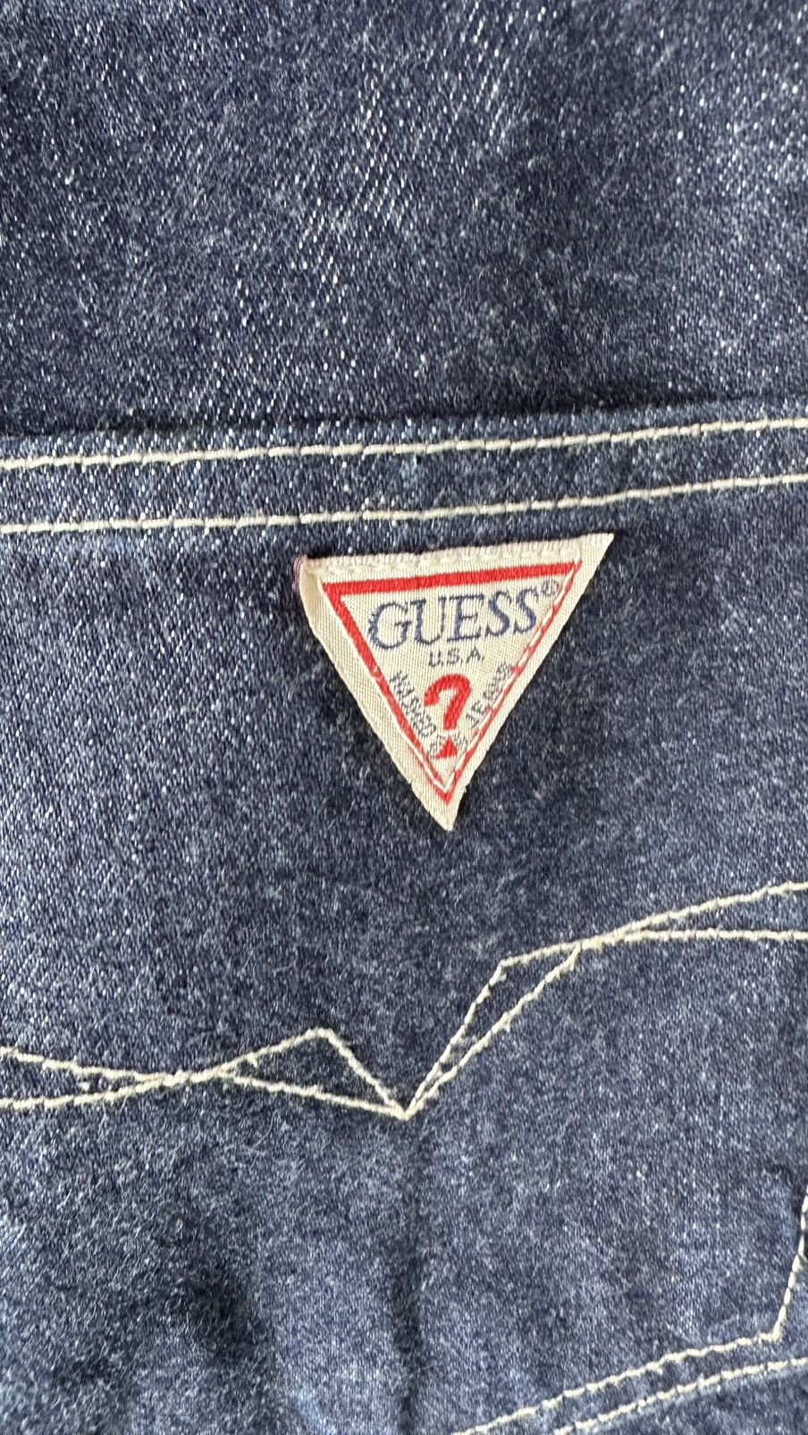 Guess VINTAGE GUESS MADE IN USA WIDE LEG DENIM PANT Size US 28 / EU 44 - 15 Thumbnail