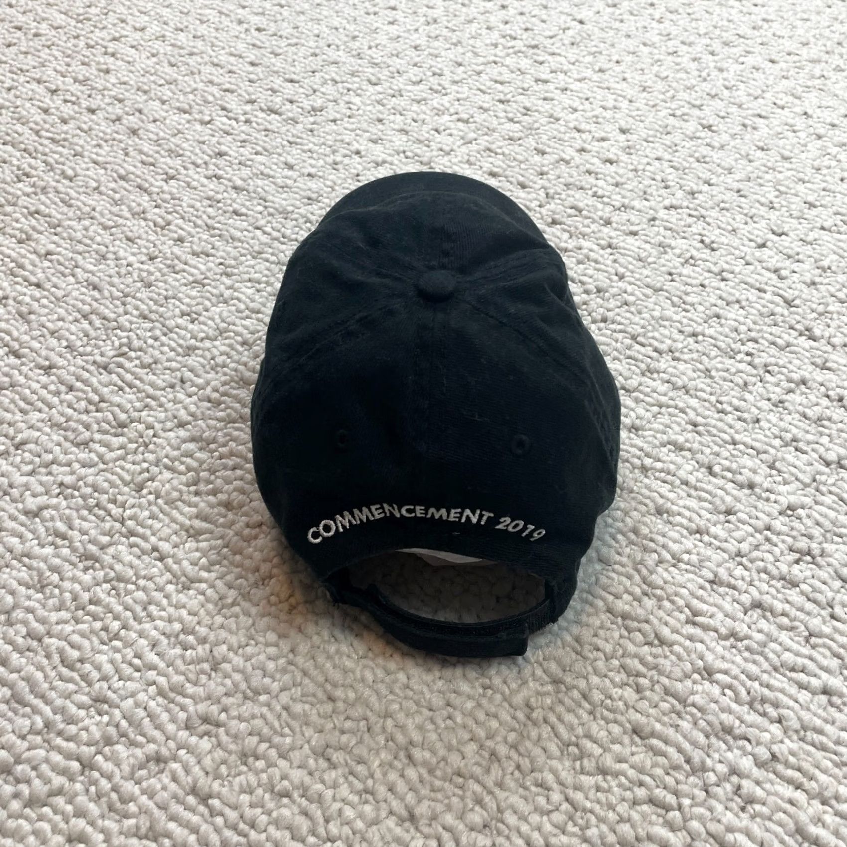 Vintage Aardvark Baseball Hat Cap Unisex Adults OSFM Black Chapman University Commencement 2019 Adjustable Cap Black University Theme Varsity Style Size ONE SIZE - 5 Thumbnail