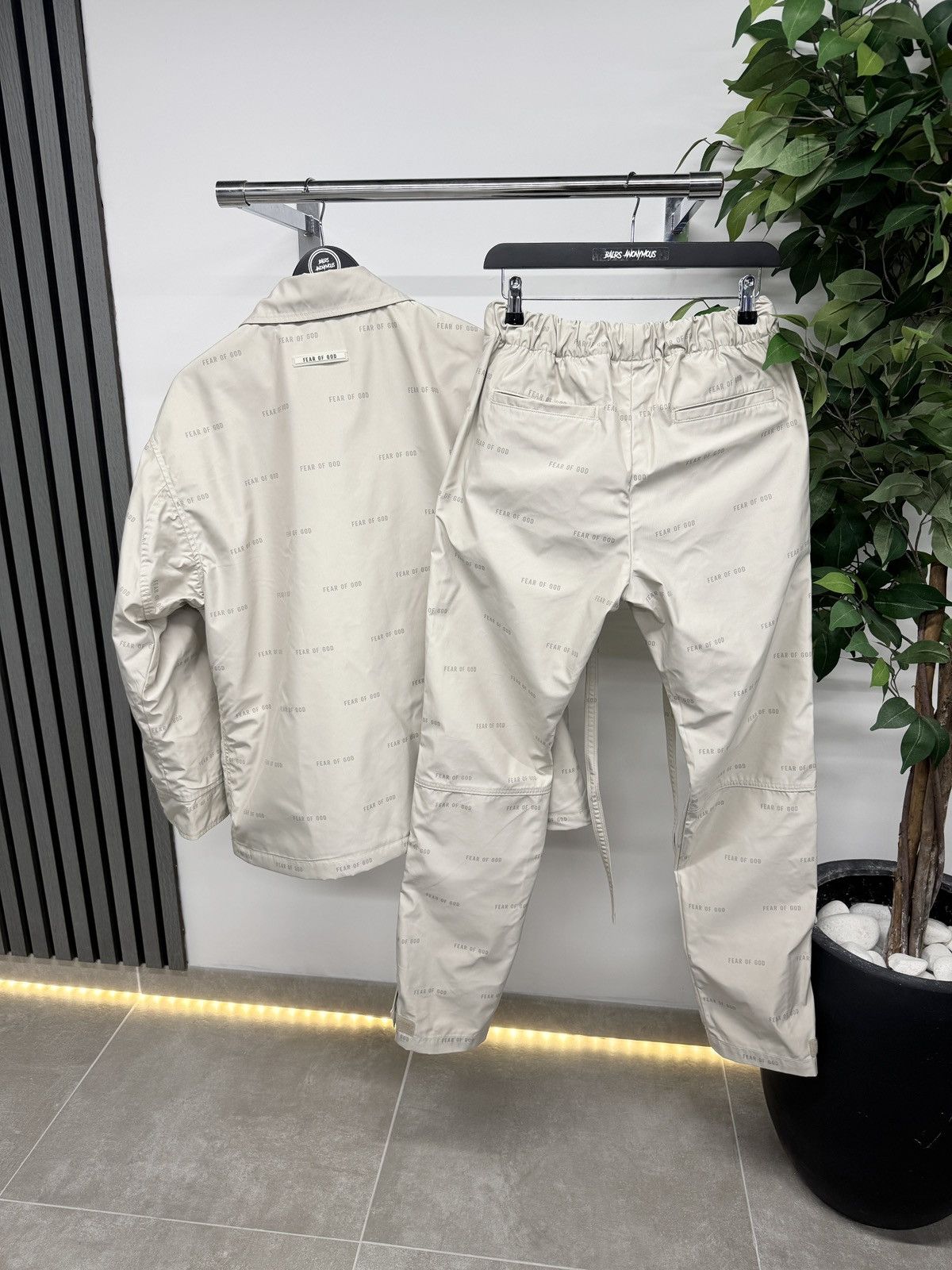 Fear of God Fear Of God Baggy Track Jacket & Track Pants Beige RRP £2005 Size US S / EU 44-46 / 1 - 2 Thumbnail