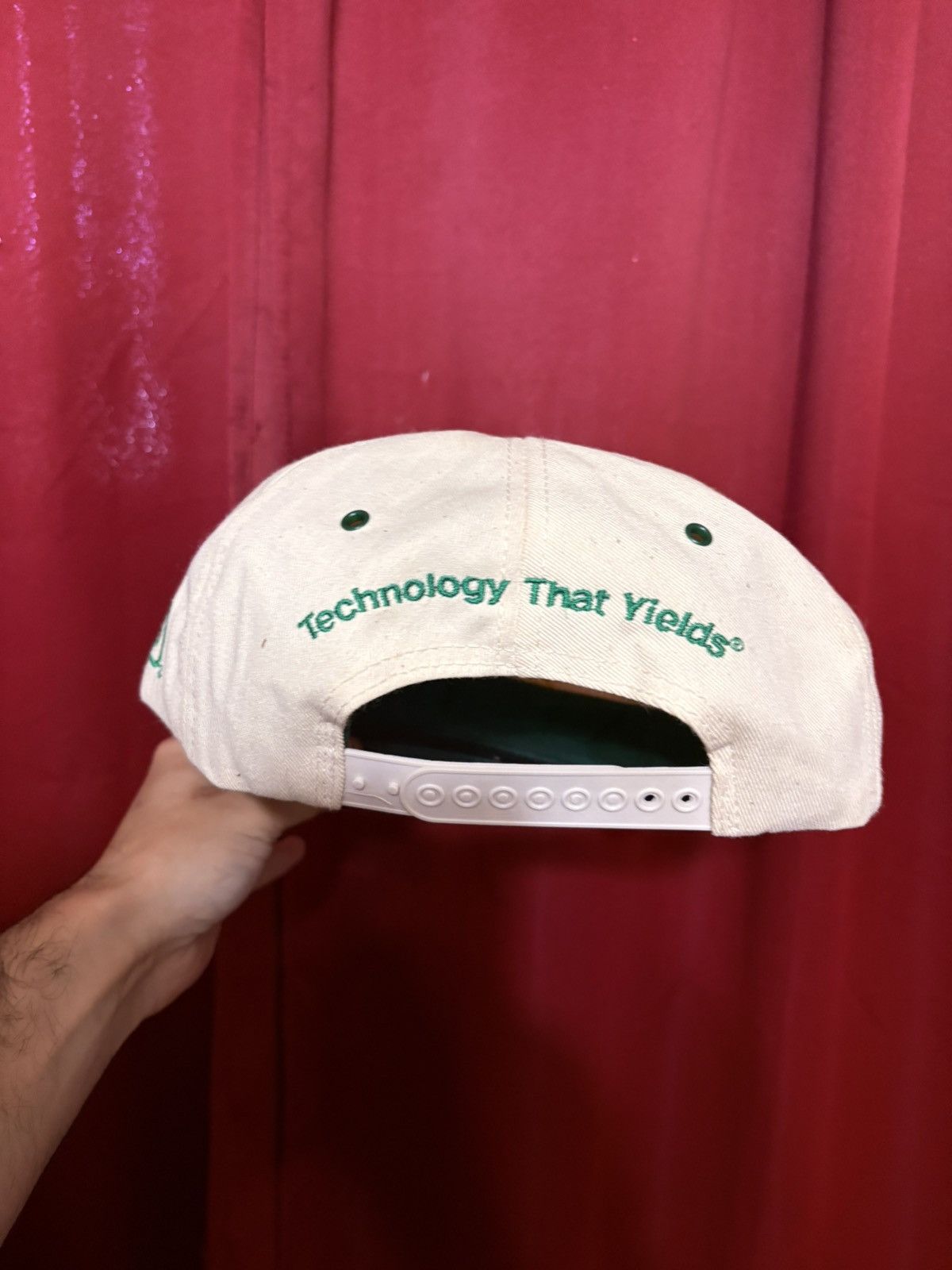 Vintage Vintage Pioneer Hat 90s Sunflower Money Sign Farm Wear Grail Size ONE SIZE - 6 Thumbnail