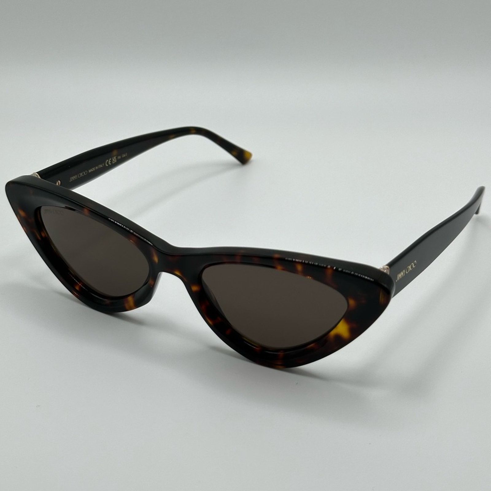 Jimmy Choo NEW JIMMY CHOO ADDY/S 0086 70 Havana/Brown Women Sunglasses Size ONE SIZE - 4 Thumbnail