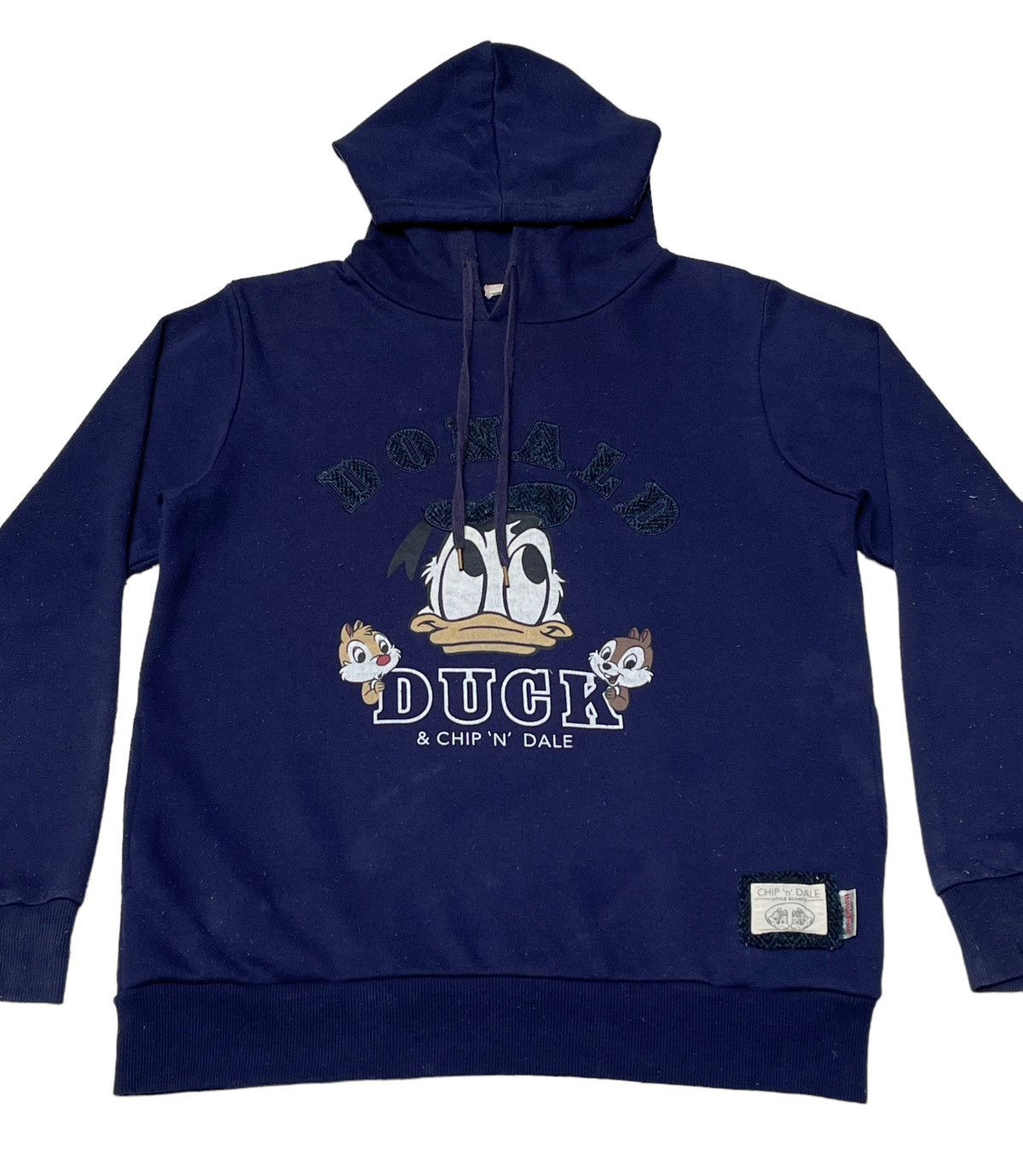 Disney × Harris Tweed × Vintage Vintage Brand Harris Tweed Donald Duck Hoodies 1990s Size US S / EU 44-46 / 1 - 4 Thumbnail