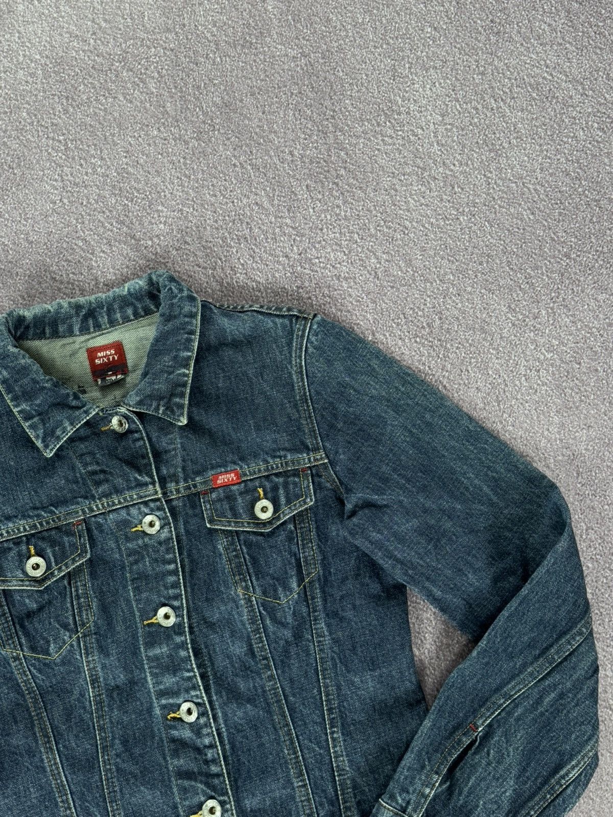 Miss Sixty Vintage miss sixty 00s denim trucker jacket Size S / US 4 / IT 40 - 5 Thumbnail