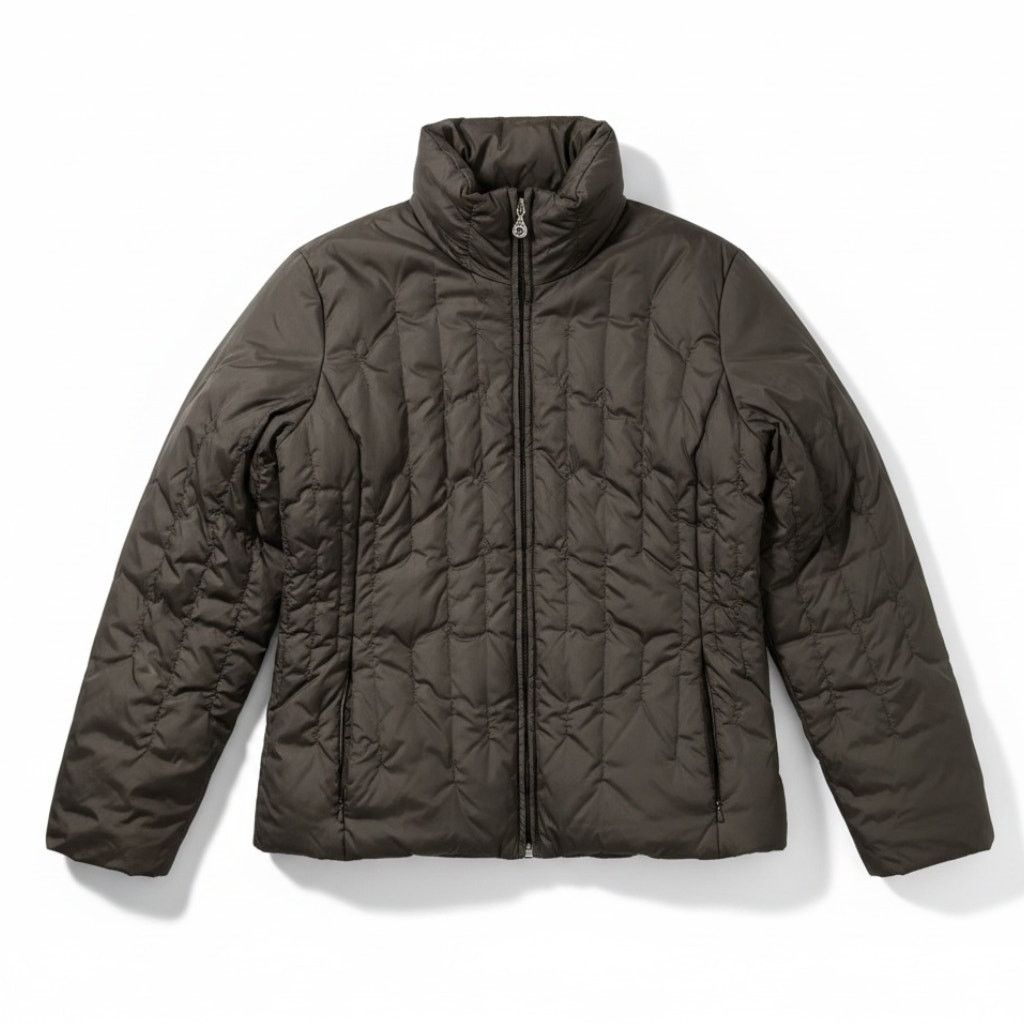 Nine West Nine West Women's Medium Brown Stand Collar Down Puffer Coat Size M / US 6-8 / IT 42-44 - 1 Thumbnail