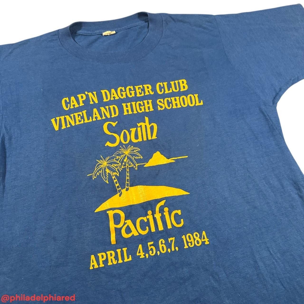 Other Vintage 1980s Vineland High School South Pacifict-shirt Size US S / EU 44-46 / 1 - 2 Thumbnail